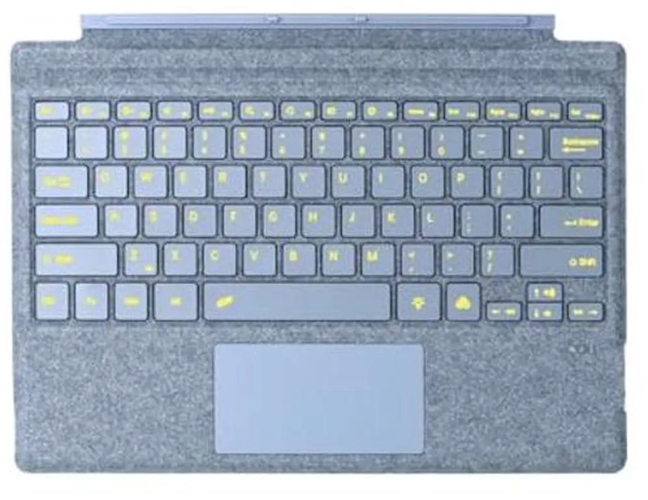 Main image of Zoof Type Cover for Microsoft Surface Pro 7 Plus/Pro 7, 12.3 inch, Ultra-Slim Wireless Tablet Keyboard with Multi Touchpad Bluetooth (Ice Blue with Backlit)