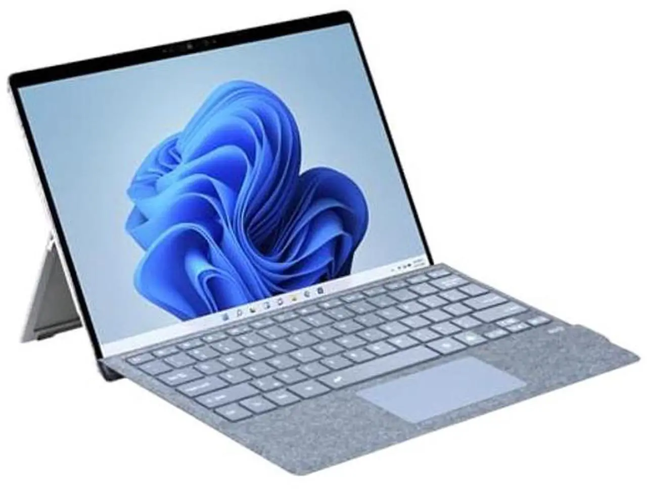 Alt view image 5 of 5 - Zoof Type Cover for Microsoft Surface Pro 7 Plus/Pro 7, 12.3 inch, Ultra-Slim Wireless Tablet Keyboard with Multi Touchpad Bluetooth (Ice Blue with Backlit)