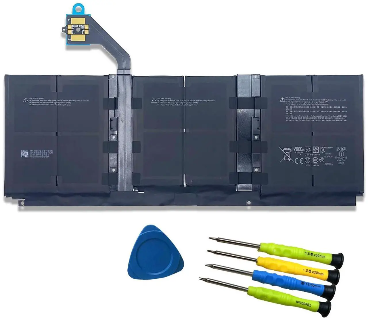 Main image of EFOHANA G3HTA057H DYNT02 Laptop Battery Replacement for Microsoft Surface Laptop 3 13.5" 15" Series 1867 1868 1872 1873 G3HTA058H G3HTA053H G3HTA052H 7.58V 45.8Wh/6041mAh 6-Cell