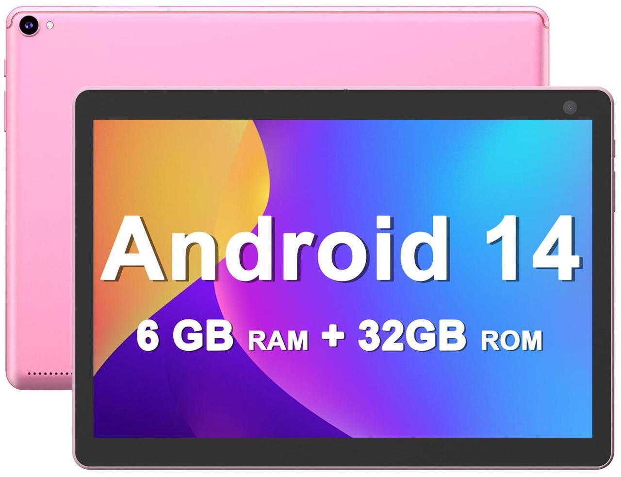 Main image of Tablet Android 14, Tablets 10 inch, 6GB RAM 32GB ROM Computer Tablet Support 1TB Expand, 1280x800 IPS Screen, 2MP+8MP Dual Camera, WiFi, Bluetooth, 6000mAh, Google GMS Certified Tableta