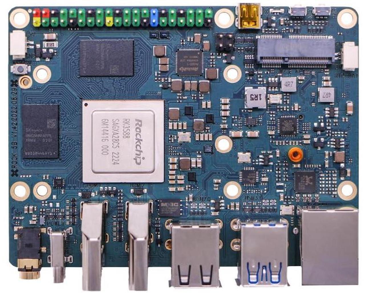 Alt view image 4 of 4 - Radxa Rock 5B RK3588 8-core CPU SBC, GPU, NPU, HDMI with 8K Output, and M.2 M Key Connector with PCIe 3.0, Single Board Computer (Radxa Rock 5B 4GB)