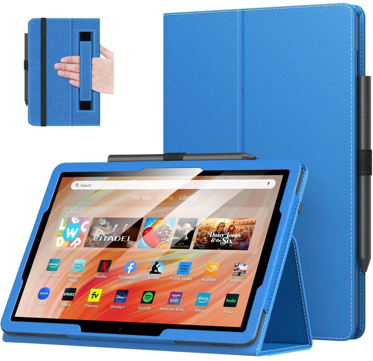 MoKo Folding Stand Cover for Amazon Kindle Fire HD - Thumbnail 2