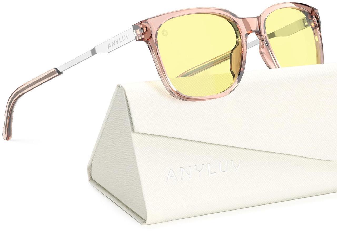 Main image of ANYLUV Blue Light Glasses for Men, Computer Gaming Glasses men, Stylish Anti Eyestrain Blue Light Blocking Glasses Men