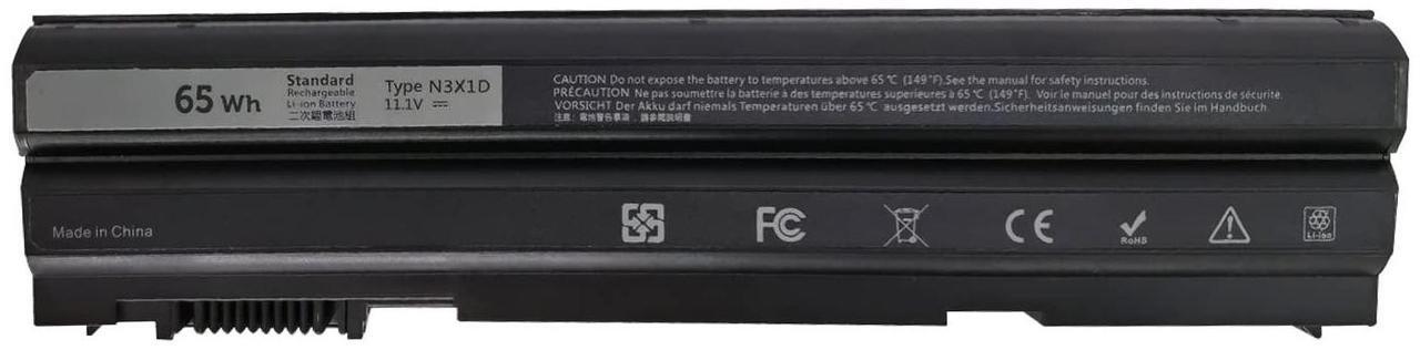 Main image of NBULBL N3X1D Laptop Battery Replacement for DELL Latitude E5420 E5430 E5520 E5530 E6420 E6520 E6430 E6440 E6530 E6540 Notebook 8858X T54FJ M5Y0X 11.1V 65Wh