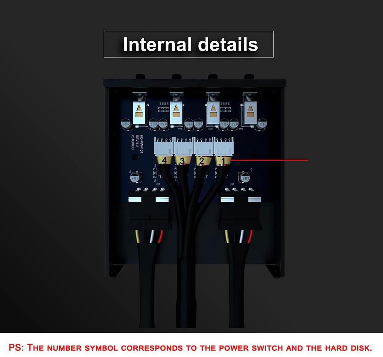 Alt view image 3 of 5 - PELOTE Hard Drive selector sata Switch HDD Power Switch Hard Disk Control for Desktop PC Computer for Floppy Slot