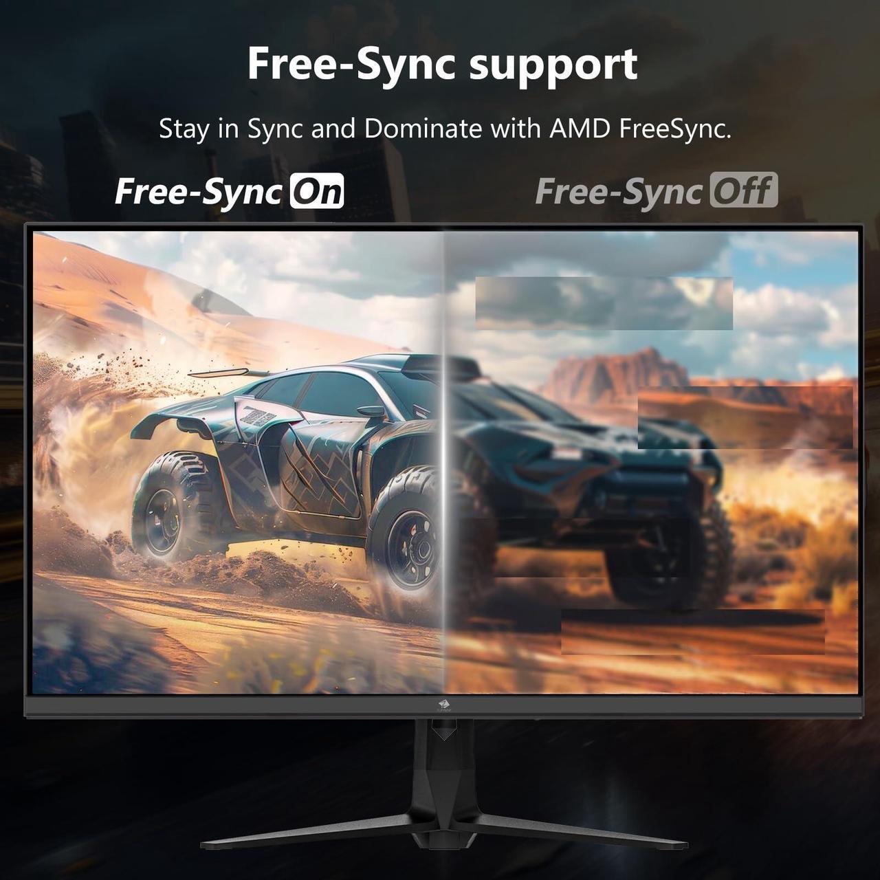 Alt view image 4 of 5 - 4K Monitor, Z-Edge 27 inch IPS Monitor, UHD 3840x2160 IPS Computer Monitor, 450 cd/m2, 160Hz Refresh Rate, 1ms Response Time, G274K Ultra-Thin Bezel, FreeSync