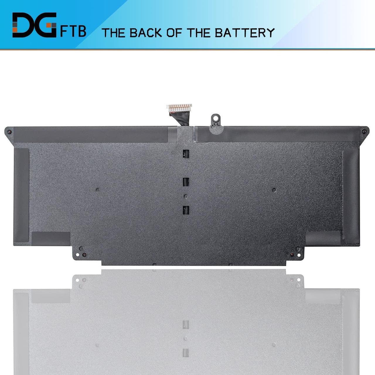 Alt view image 3 of 5 - DGFTB JHT2H Laptop Battery Replacement for Dell Latitude 7310 7410 Latitude 7410 Chromebook Enterprise P34S P34S001 4V5X2 Y7HR3 35J09 HRGYV WY9MP XMV7T 009YYF 7CXN6 T3JWC XMT81 0YJ9RP (7.6V 52Wh)