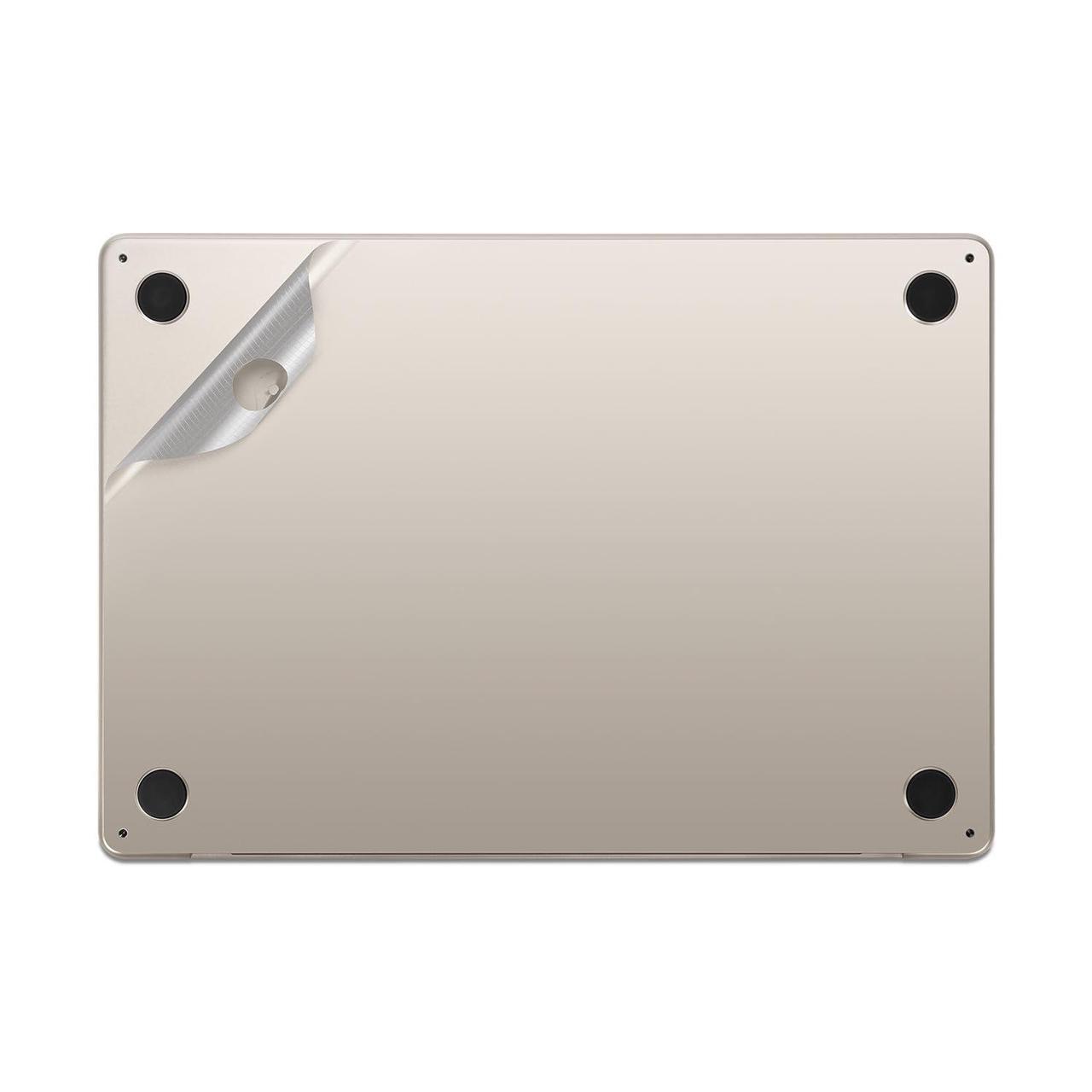 Alt view image 5 of 5 - 4 in 1 Ultra Thin 3M Vinyl Full Size Laptop Skins Decals Palm Rest Skin Sticker for 2025+ MacBook Air 13.6 Inch M4(Model: A3240) and 2022+ MacBook Air 13.6" M2 M3(Model: A2681/A3113) -Starlight