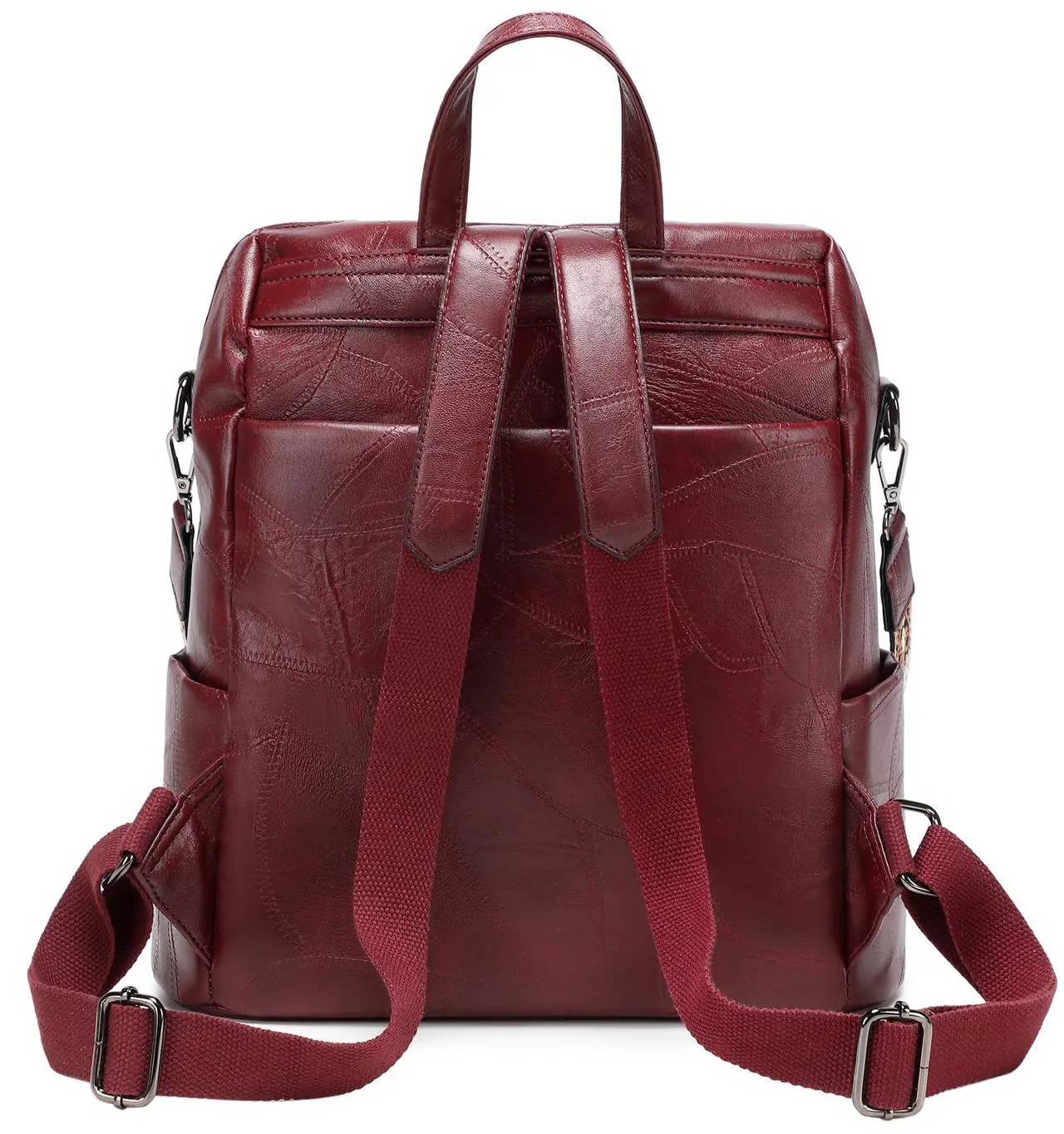 Alt view image 3 of 5 - sqlp Fashion Backpack Purse for Women Vegan Leather Travel Back Pack Womens Designer Shoulder Bags