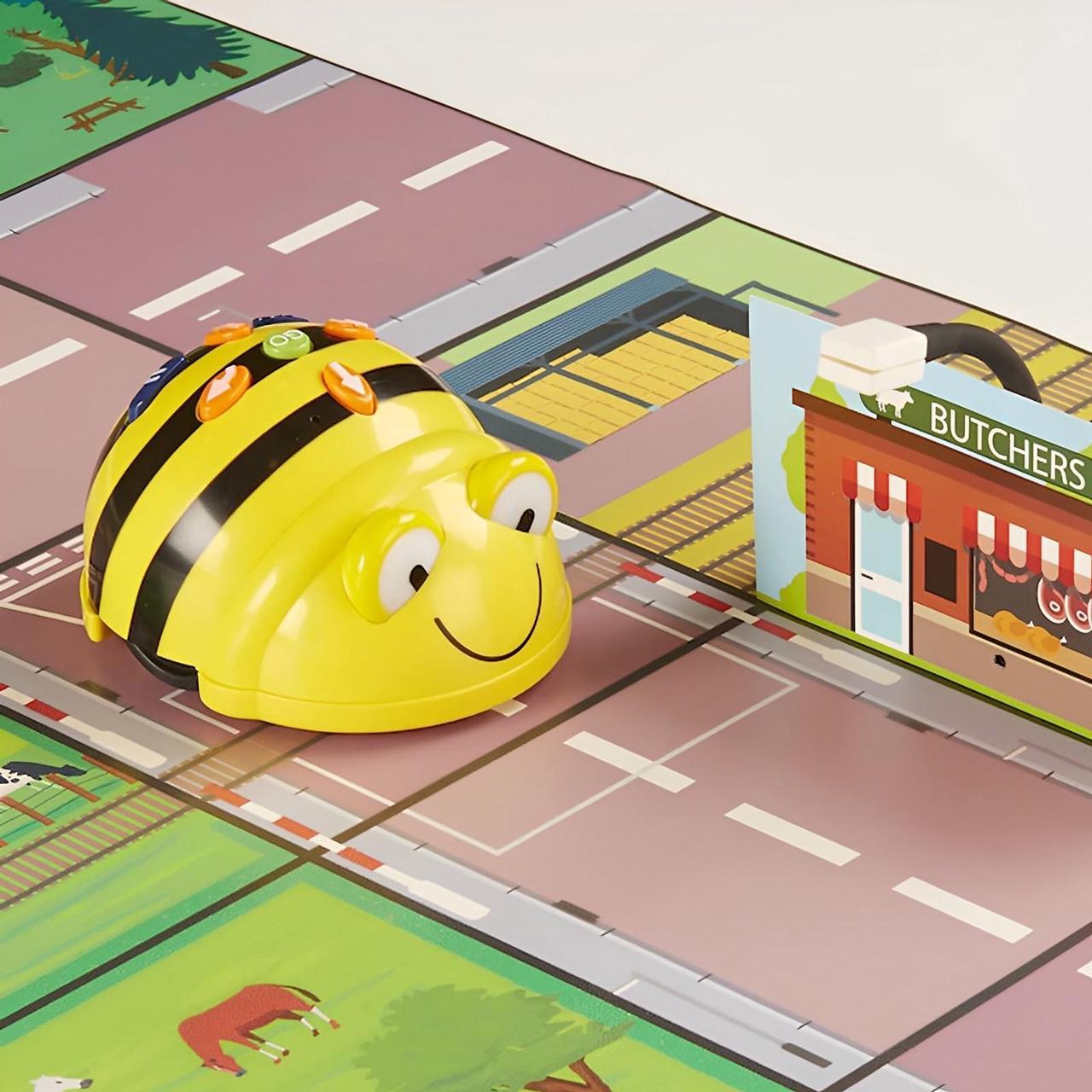 Alt view image 4 of 7 - TTS Bee-Bot Programmable Floor Robot for Kids  Interactive STEM Learning Toy - See & Say Version - Rechargeable Coding & Learning Robotics