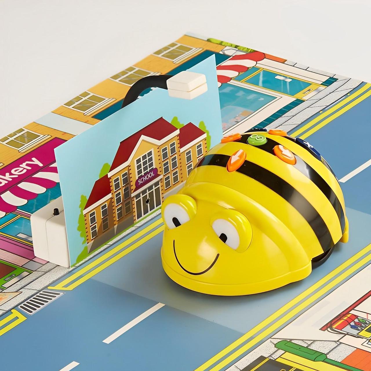 Alt view image 7 of 7 - TTS Bee-Bot Programmable Floor Robot for Kids  Interactive STEM Learning Toy - See & Say Version - Rechargeable Coding & Learning Robotics