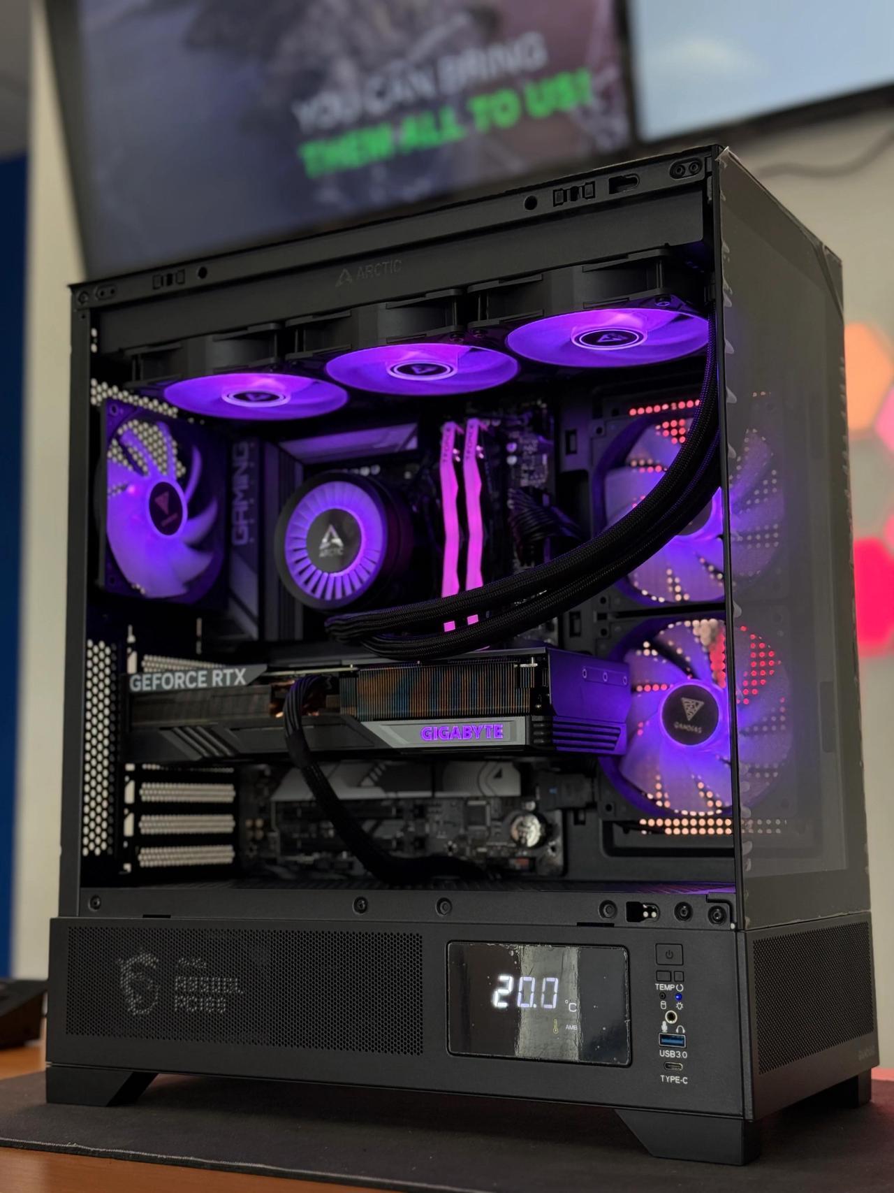 Main image of FPS Grim Reaper Hall of Tech Gaming PC Ryzen 7 9800X3D 4.7 GHz (5.2 GHz Turbo), NVIDIA RTX 5090 32GB, 2TB Gen4 NVMe SSD, 32GB DDR5 RAM 6000 RGB, 360mm ARGB AIO , Wi-Fi, Win 11