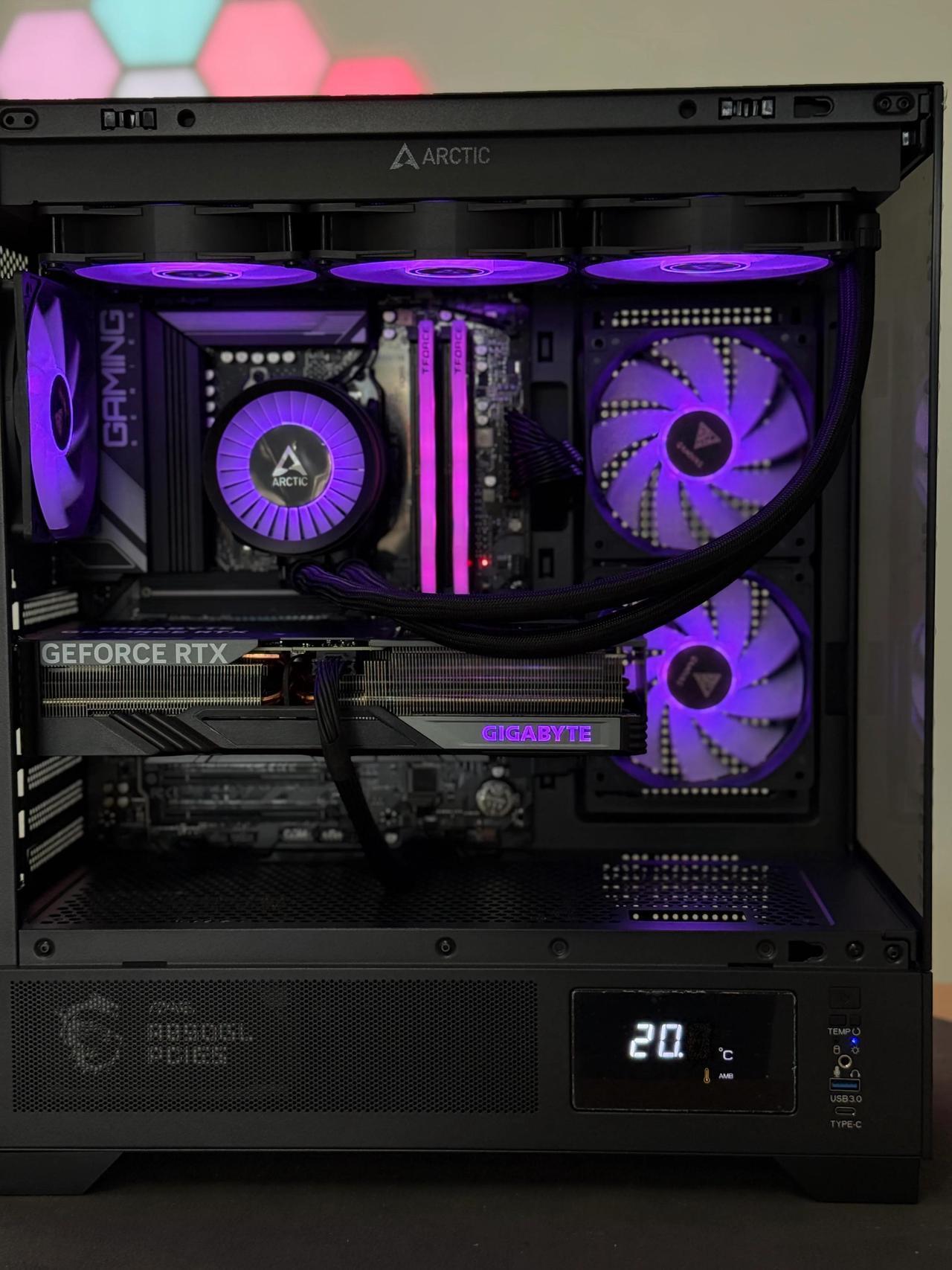 Alt view image 2 of 6 - FPS Grim Reaper Hall of Tech Gaming PC Ryzen 7 9800X3D 4.7 GHz (5.2 GHz Turbo), NVIDIA RTX 5090 32GB, 2TB Gen4 NVMe SSD, 32GB DDR5 RAM 6000 RGB, 360mm ARGB AIO , Wi-Fi, Win 11