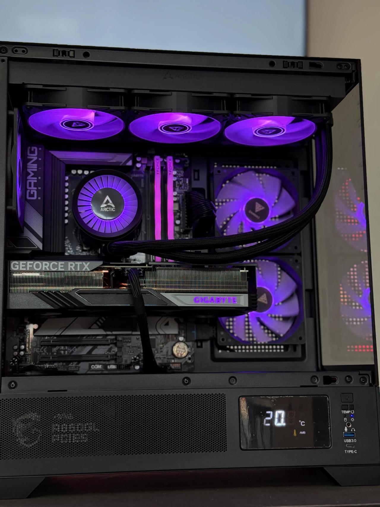 Alt view image 3 of 6 - FPS Grim Reaper Hall of Tech Gaming PC Ryzen 7 9800X3D 4.7 GHz (5.2 GHz Turbo), NVIDIA RTX 5090 32GB, 2TB Gen4 NVMe SSD, 32GB DDR5 RAM 6000 RGB, 360mm ARGB AIO , Wi-Fi, Win 11
