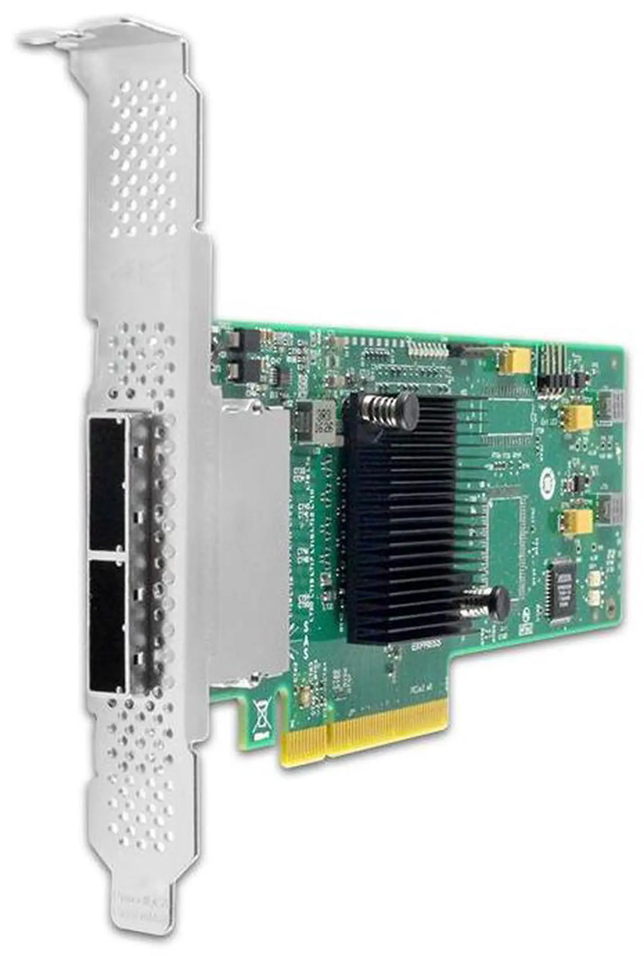 Alt view image 3 of 6 - eShinreal External Port 8 Port PCIe x8 to SAS/SATA Expansion Card-SAS 2008 Controller
