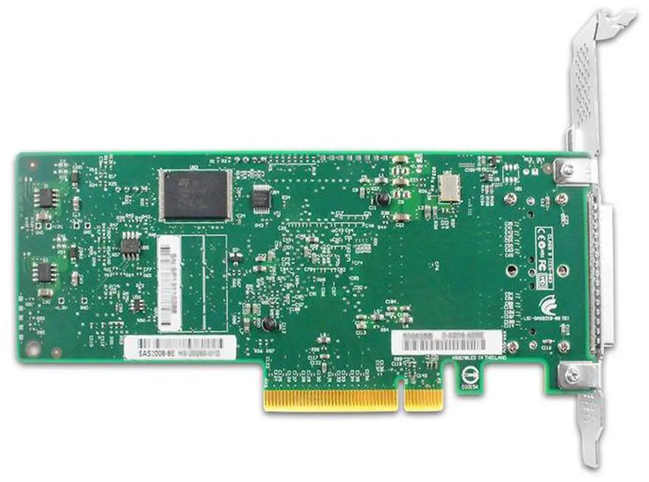 Alt view image 4 of 6 - eShinreal External Port 8 Port PCIe x8 to SAS/SATA Expansion Card-SAS 2008 Controller