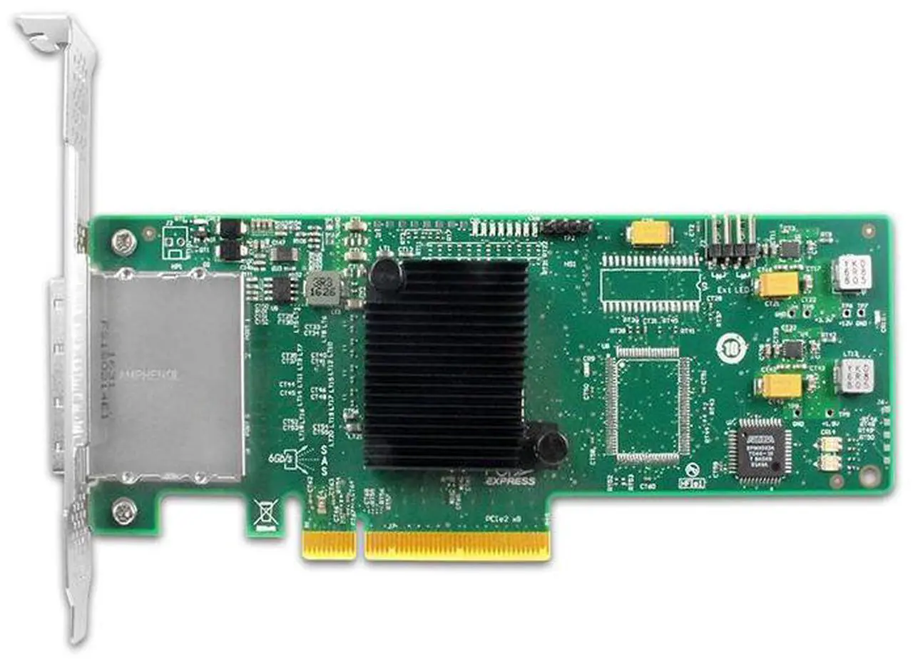 Main image of eShinreal External Port 8 Port PCIe x8 to SAS/SATA Expansion Card-SAS 2008 Controller