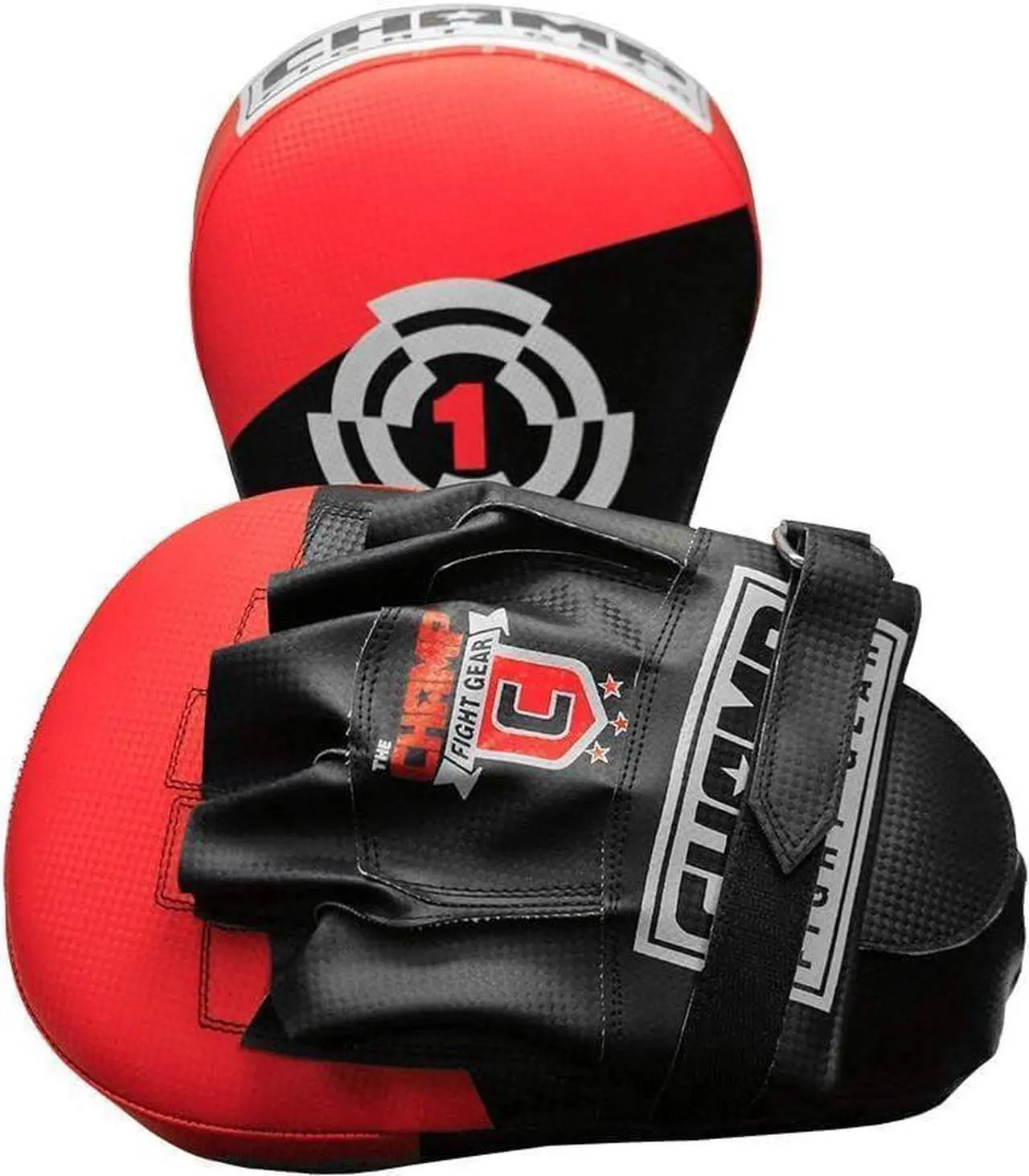 Main image of Amber Fight Gear Curved Target Punching Mitts for MMA, Kickboxing, Muay Thai  Enhanced Wrist Support, Half-Ball Palm Grip, Lightweight, Durable ToughTek Material, Sweat-Resistant