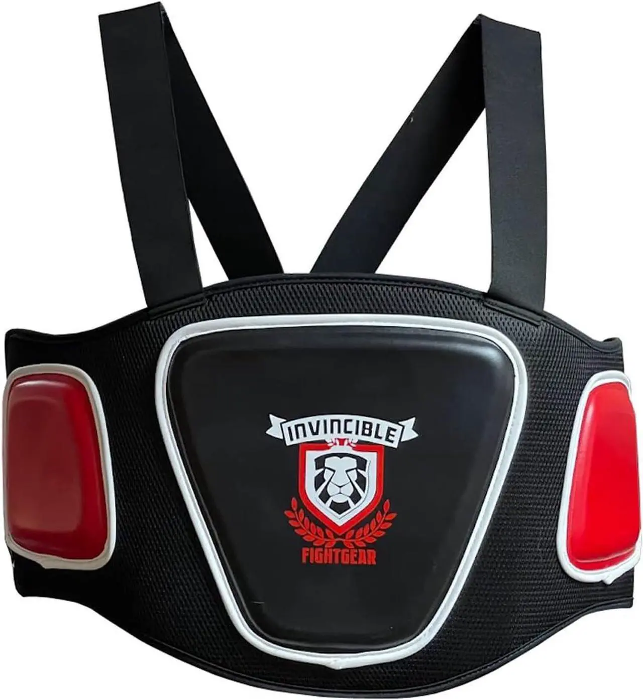 Alt view image 3 of 5 - Invincible Fight Gear Airflow Body Protector Heavy Hitter: Ultimate Chest Guard for Boxing, MMA, Kickboxing, Muay Thai - Coaching/Training, Black