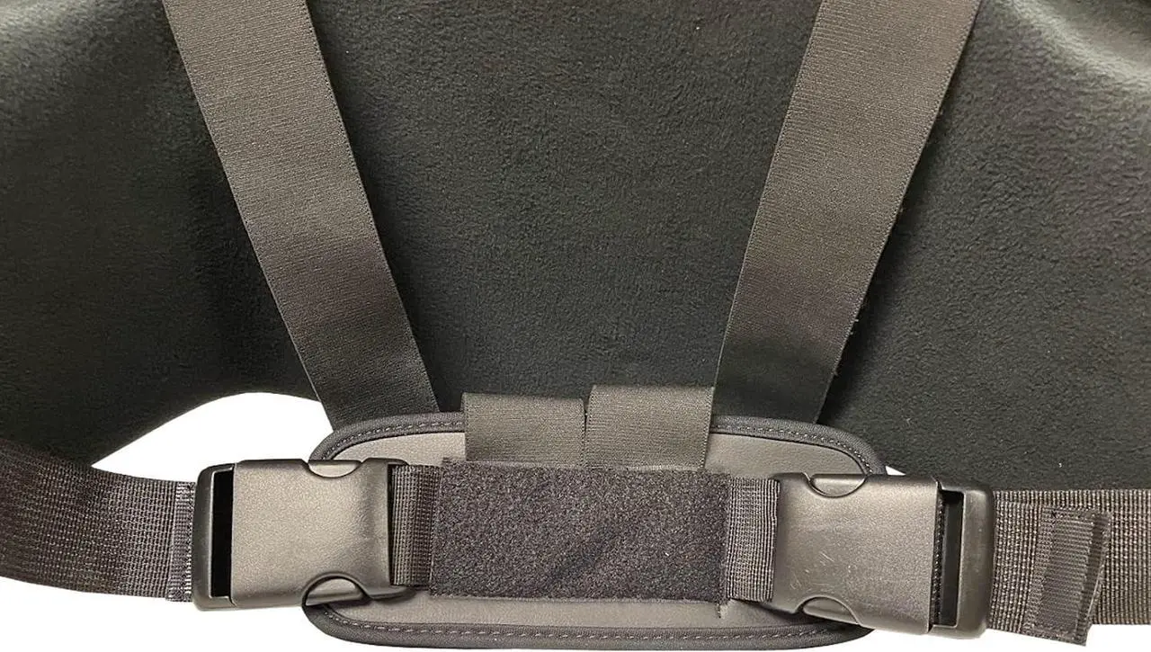 Alt view image 2 of 5 - Invincible Fight Gear Airflow Body Protector Heavy Hitter: Ultimate Chest Guard for Boxing, MMA, Kickboxing, Muay Thai - Coaching/Training, Black