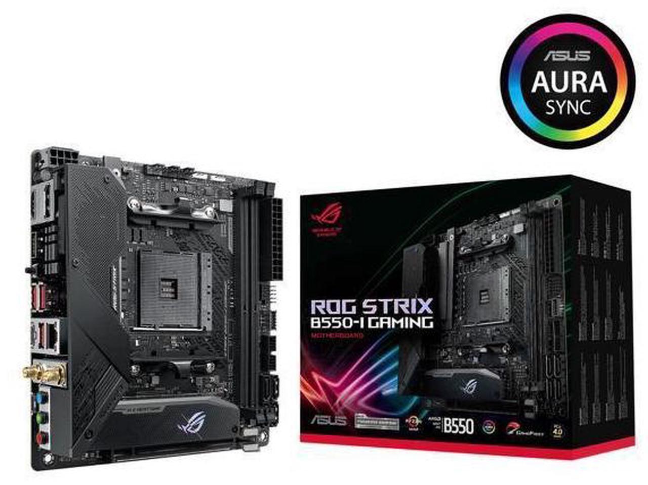 Alt view image 14 of 14 - ASUS ROG STRIX B550-I GAMING AM4 AMD B550 SATA 6Gb/s Mini ITX AMD Motherboard