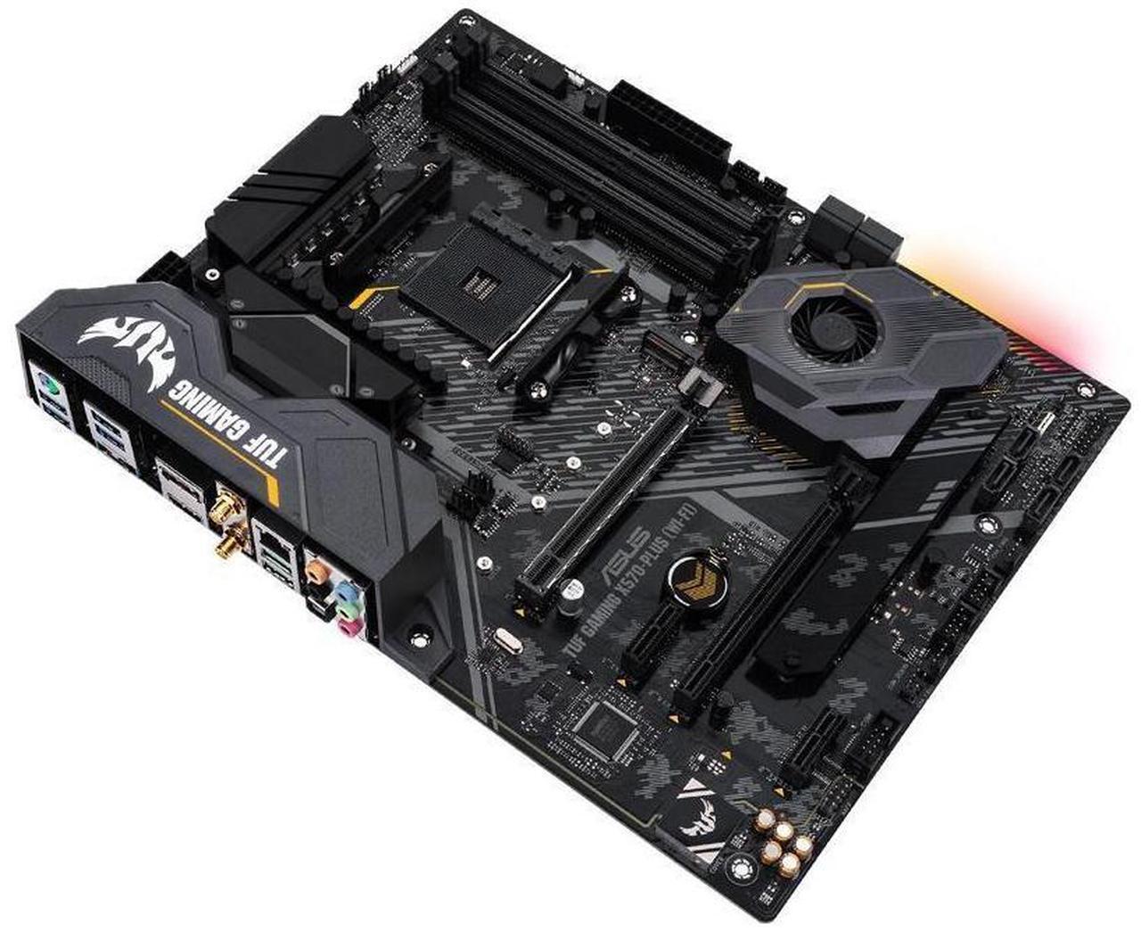 Alt view image 7 of 8 - ASUS TUF GAMING X570-PLUS (WI-FI) Socket AM4 DDR4 128GB ATX Motherboard