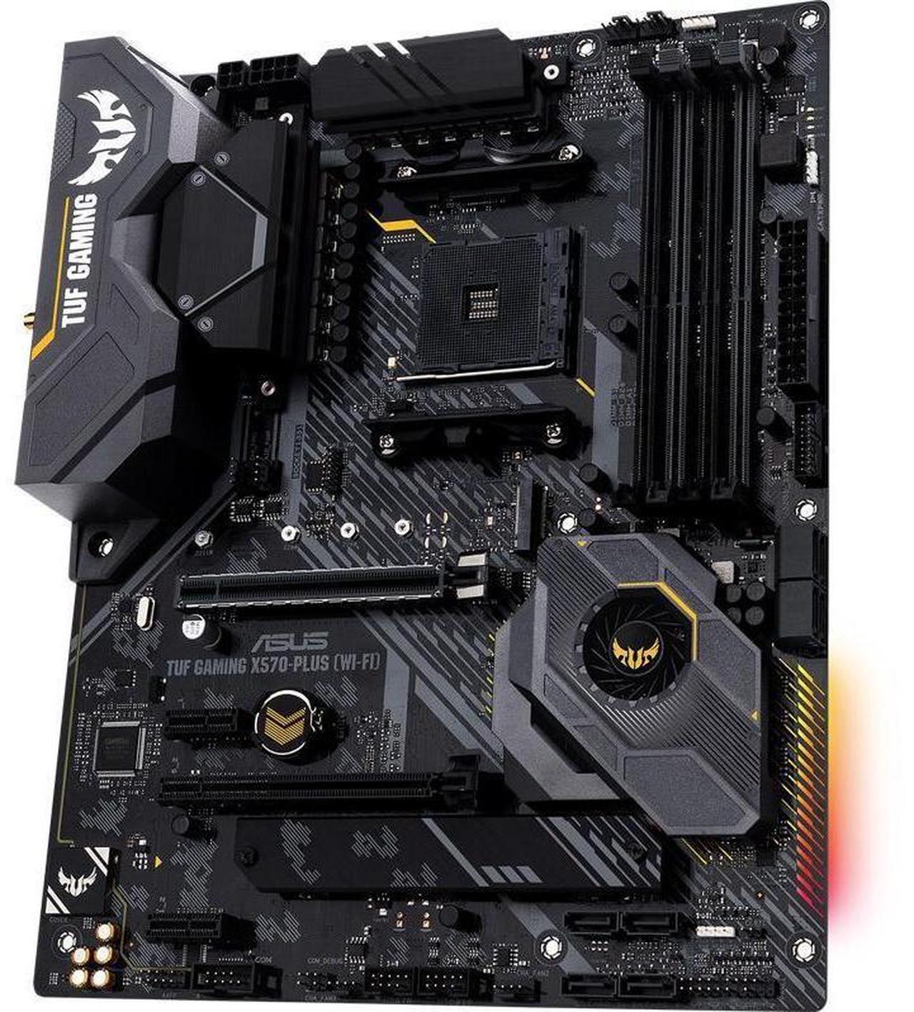 Alt view image 6 of 8 - ASUS TUF GAMING X570-PLUS (WI-FI) Socket AM4 DDR4 128GB ATX Motherboard