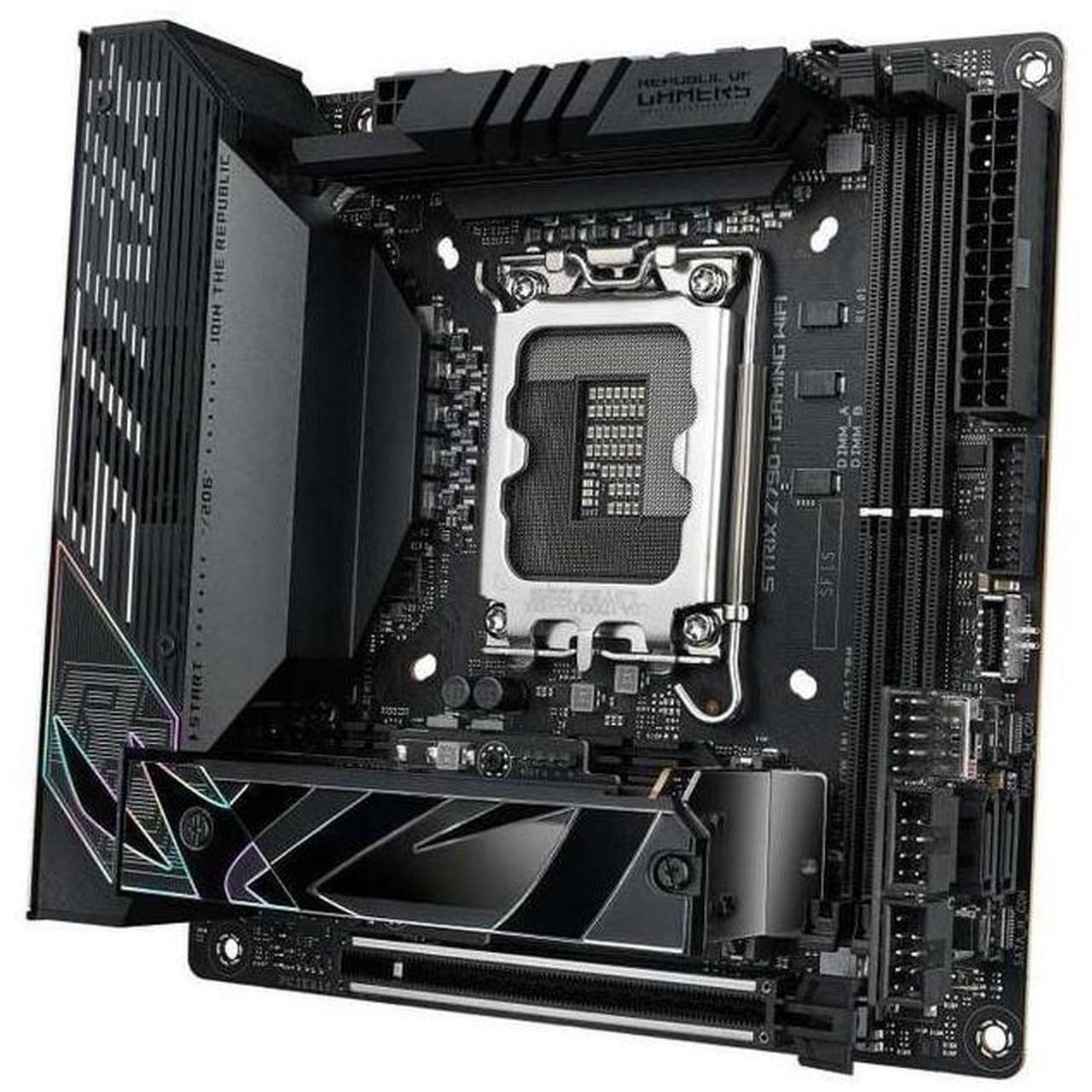 Alt view image 6 of 7 - ASUS ROG STRIX Z790-I GAMING WIFI LGA 1700 DDR5 96GB Mini-ITX Motherboard