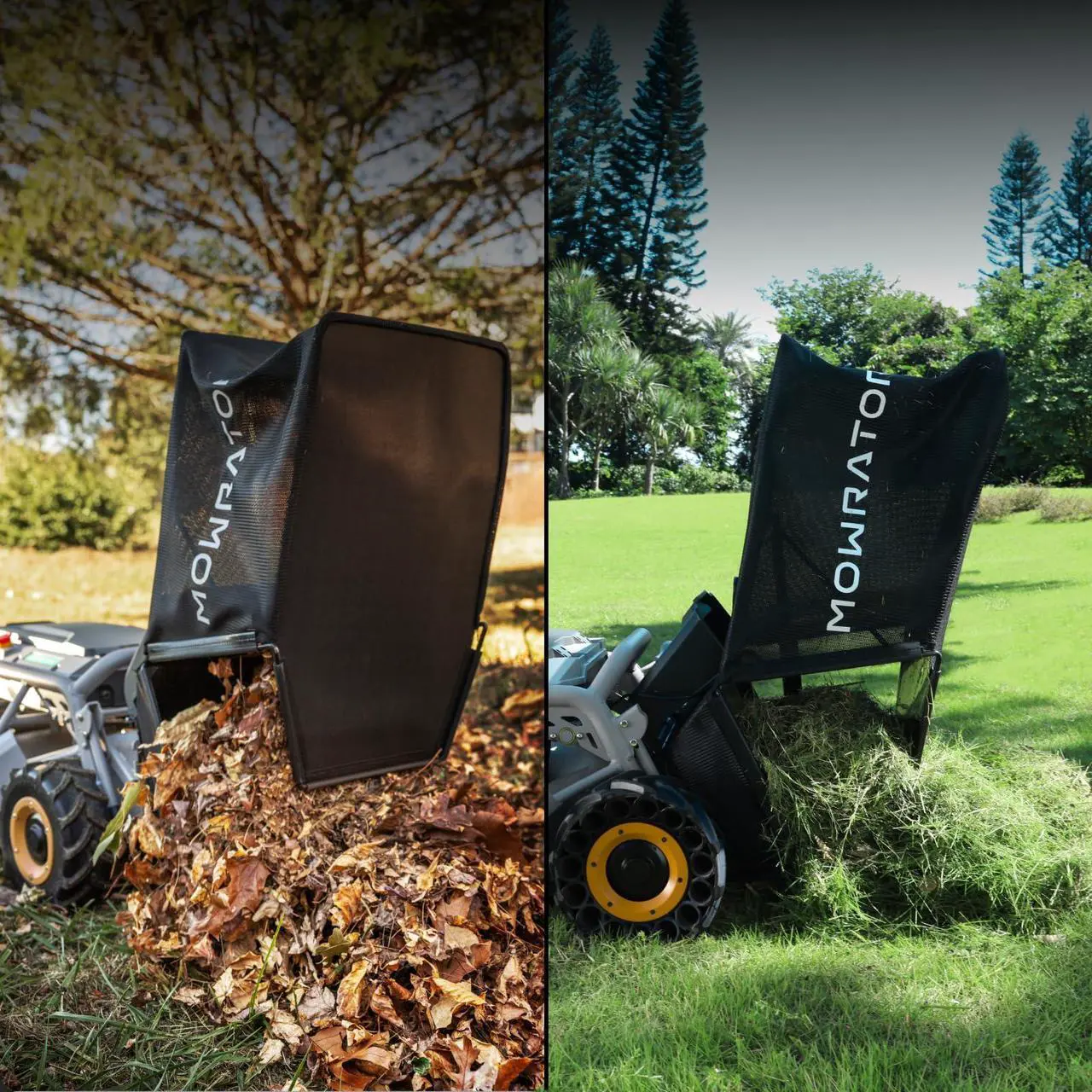 Alt view image 6 of 7 - Mowrator Remote Control Lawn Mower S1 4WD 56V18Ah, Robot Lawn Mower Multi-Functions with 1.5-4.3 Inch Cutting Height 21 Inch Real Blade, Robotic Lawn Mower for 75% Slope(37°) with Mowing 1.12 Acres