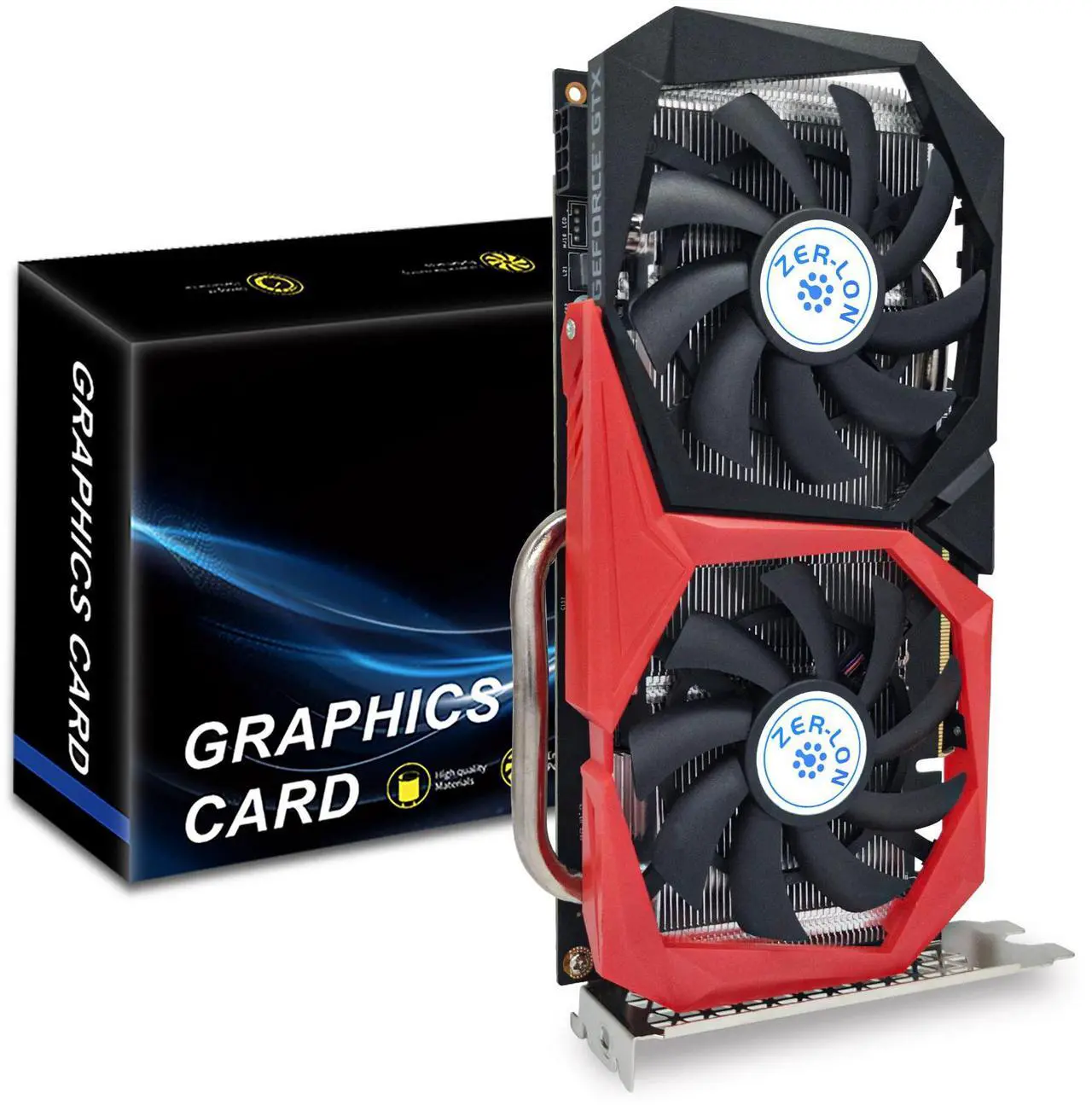 Main image of ZER LON GeForce GTX 1660 Super 6GB Graphics Cards, GDRR6 192Bit PCIE 3.0X16 Computer Gaming Gpu, Dual Freeze Fans Video Card with HDMI/DP/DVI Ports Support 4K and 8K HD