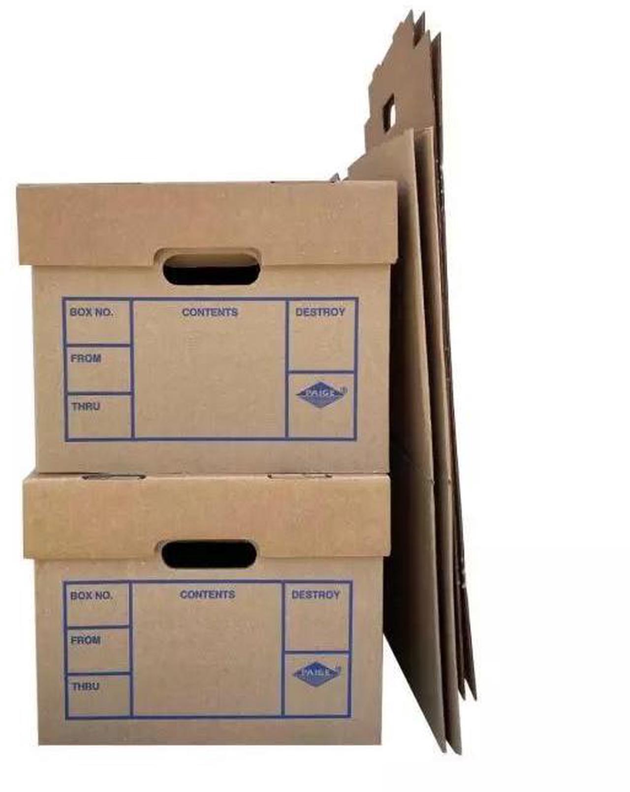 Alt view image 3 of 7 - UBMOVE File Moving Boxes 200# Strength, Small, 15" x 12" x 10" , 4 Pack