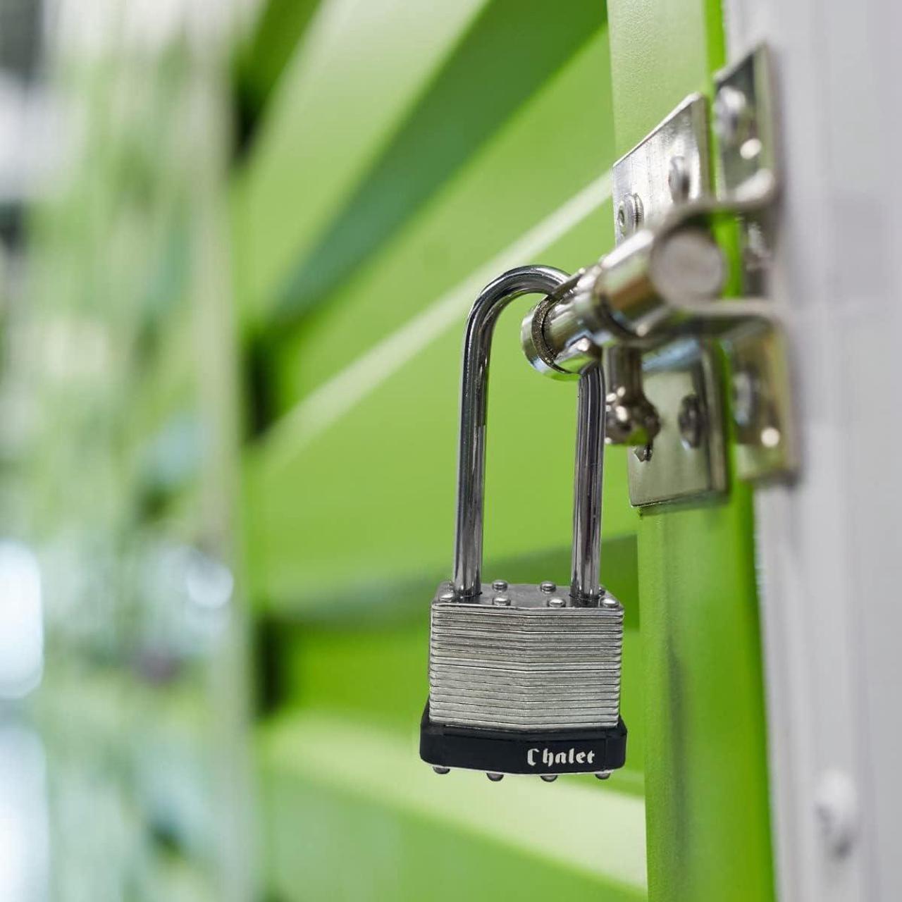 Alt view image 2 of 7 - UBMOVE Padlock 1-1/2" (2 Pack) Long Shank