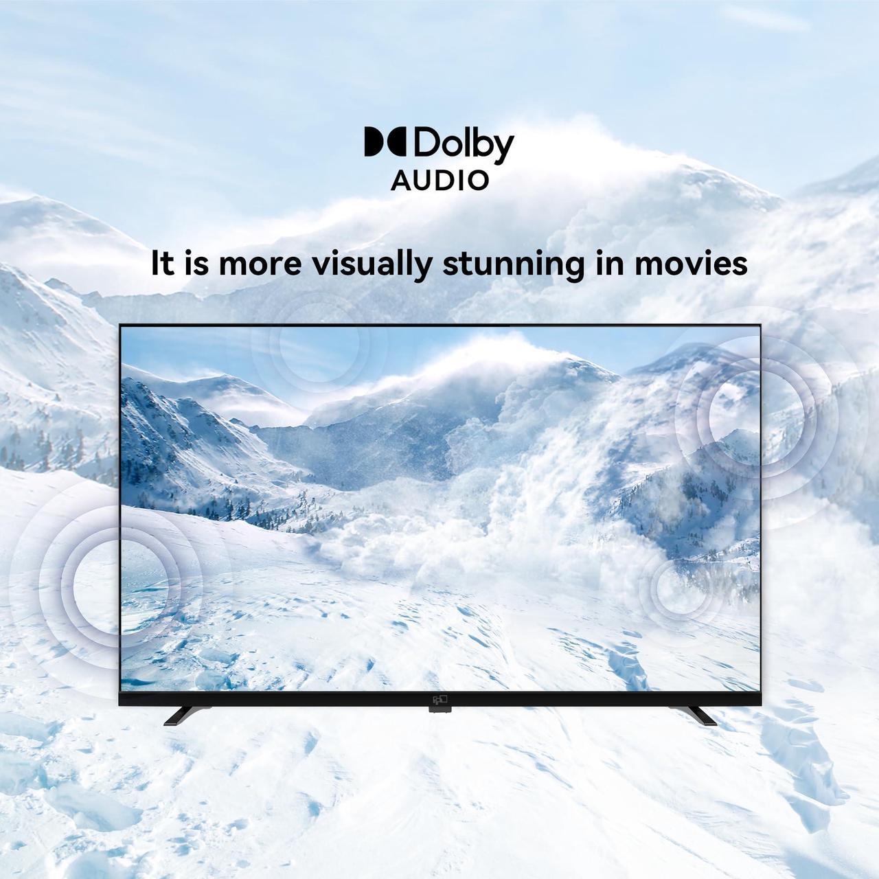 Alt view image 5 of 7 - FPD 40-inch Smart TV, 1080p Google TV with Google Play Built-in Google Cast, HDR 10, Dolby Audio, Voice Remote, Full HD Flat Screen Television (Palette-Series, CG40-P3, 2024)