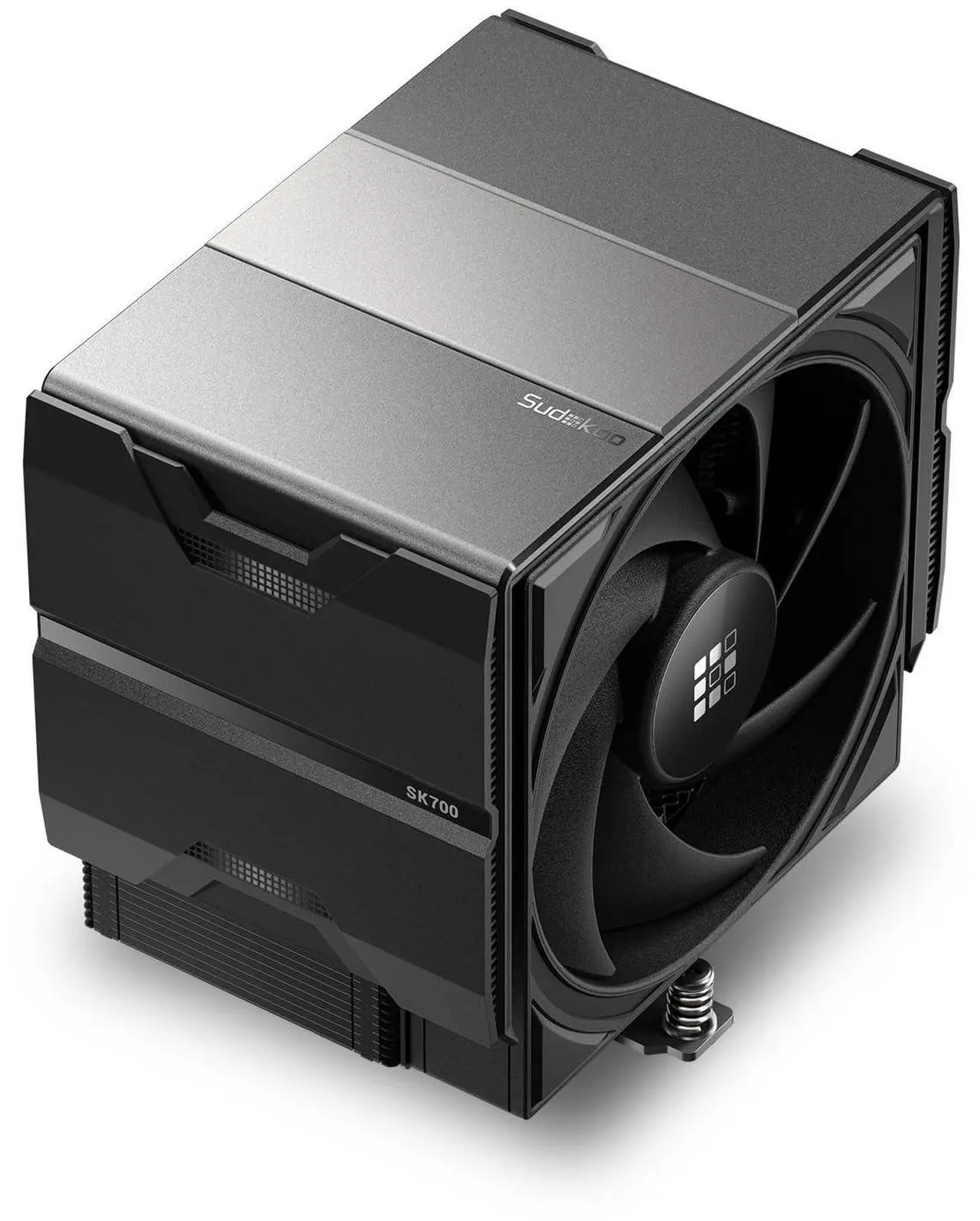 Main image of Sudokoo SK700 AM5-Designated CPU Air Cooler, Single Tower, 7 Heatpipes, TDP 220W, Full RAM Freedom, L-Rail Lock Mount, M-Winding Tech Fan, Black