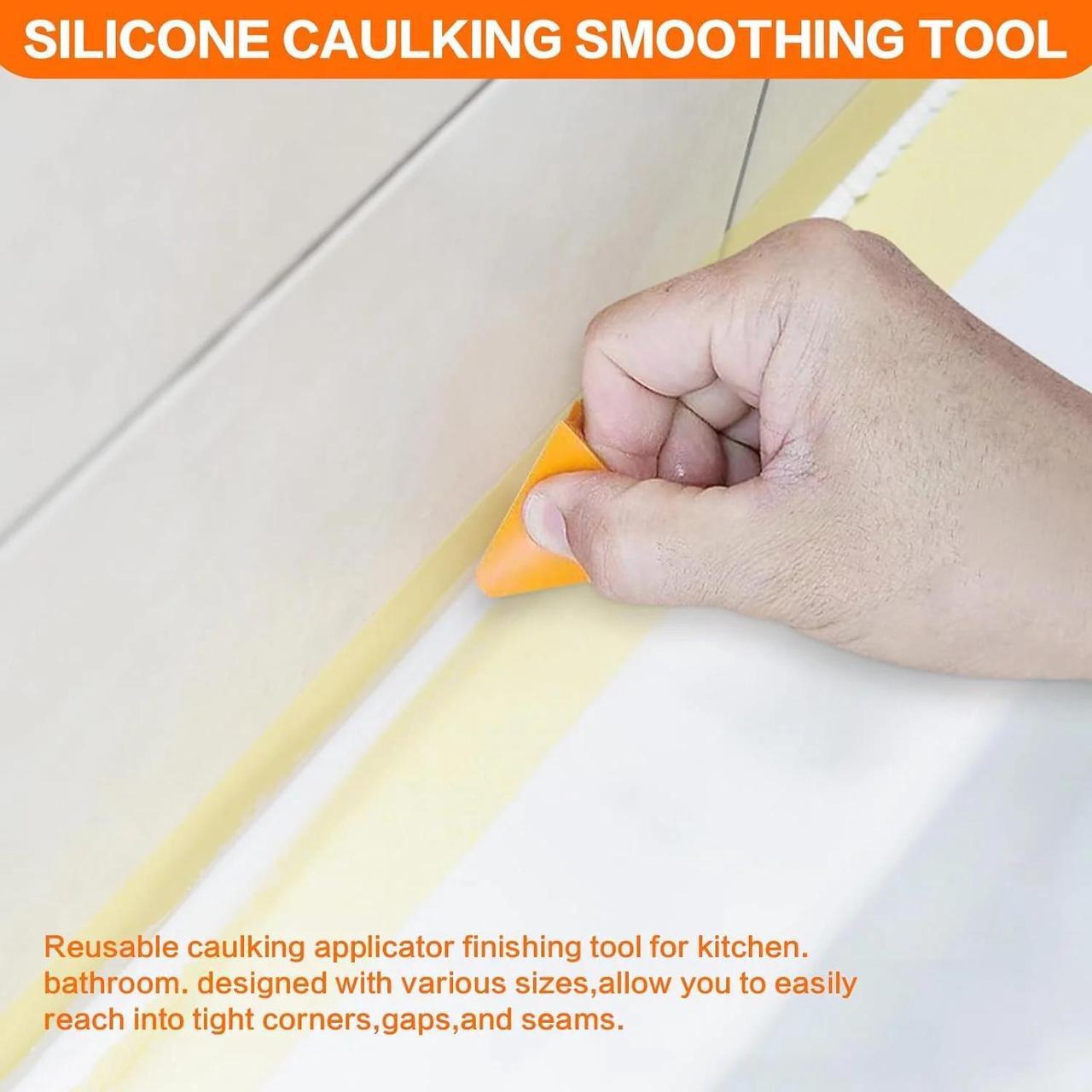 Alt view image 4 of 6 - JFEYV 4PCS Silicone Caulking Guide Tool,Caulk Applicator, Silicone Seam Tool, Caulking Finger Tool, Sealant Finishing Tool, Silicone Applicator Effective Sealing Tools For Kitchen, Bathroom, Joint