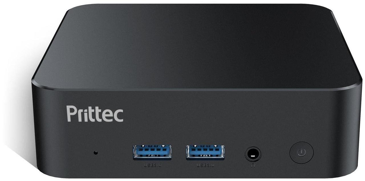 Main image of Prittec F8C Mini PC, Intel Alder Lake-N N100, 8GB DDR4, 256GB M.2 SSD, Support 4K, Triple Display, HDMI x 2, USB3.2 Gen2 x 2, USB2.0 x 2, Type-C x 2, WiFi6/BT5.2, GB LAN (RJ45), OS