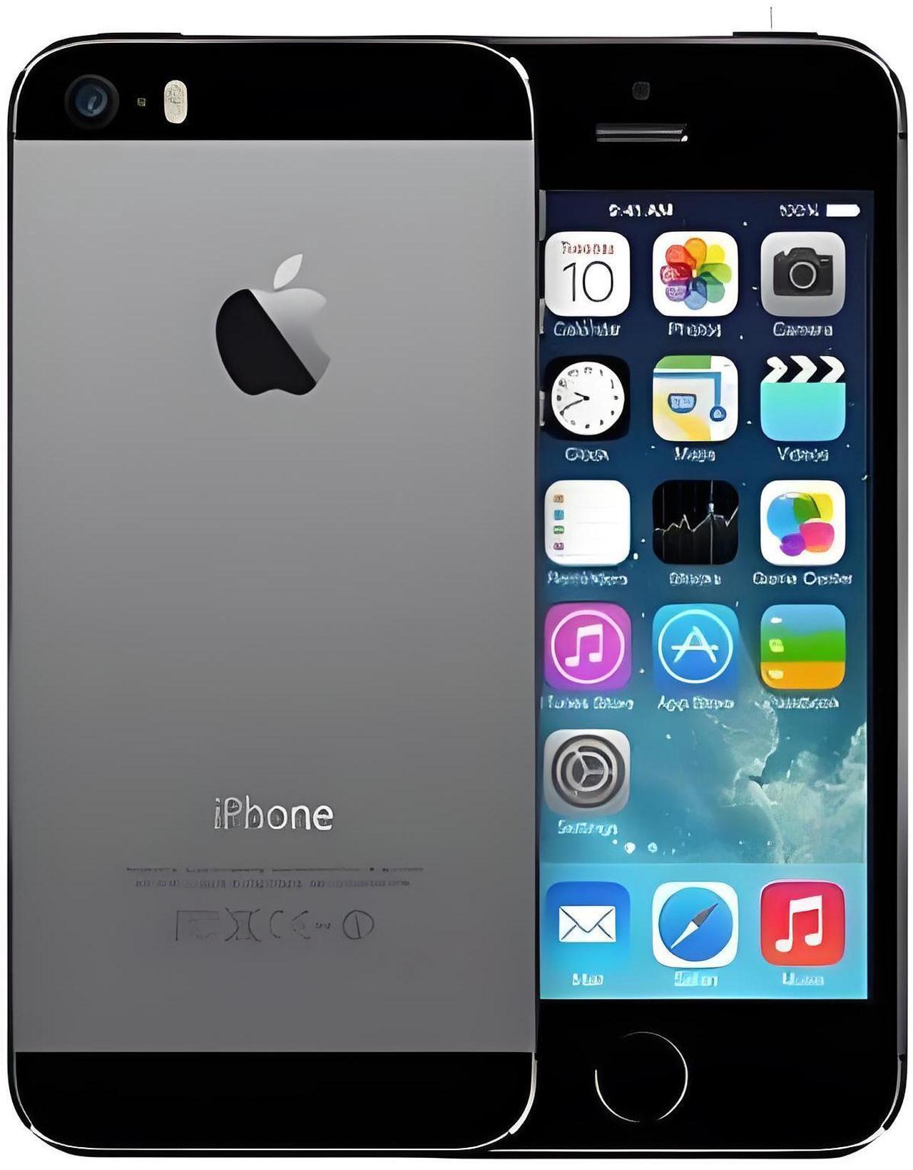 Alt view image 3 of 5 - Apple iPhone 5s 16GB Unlocked smartphone 4G LTE  Space Gray