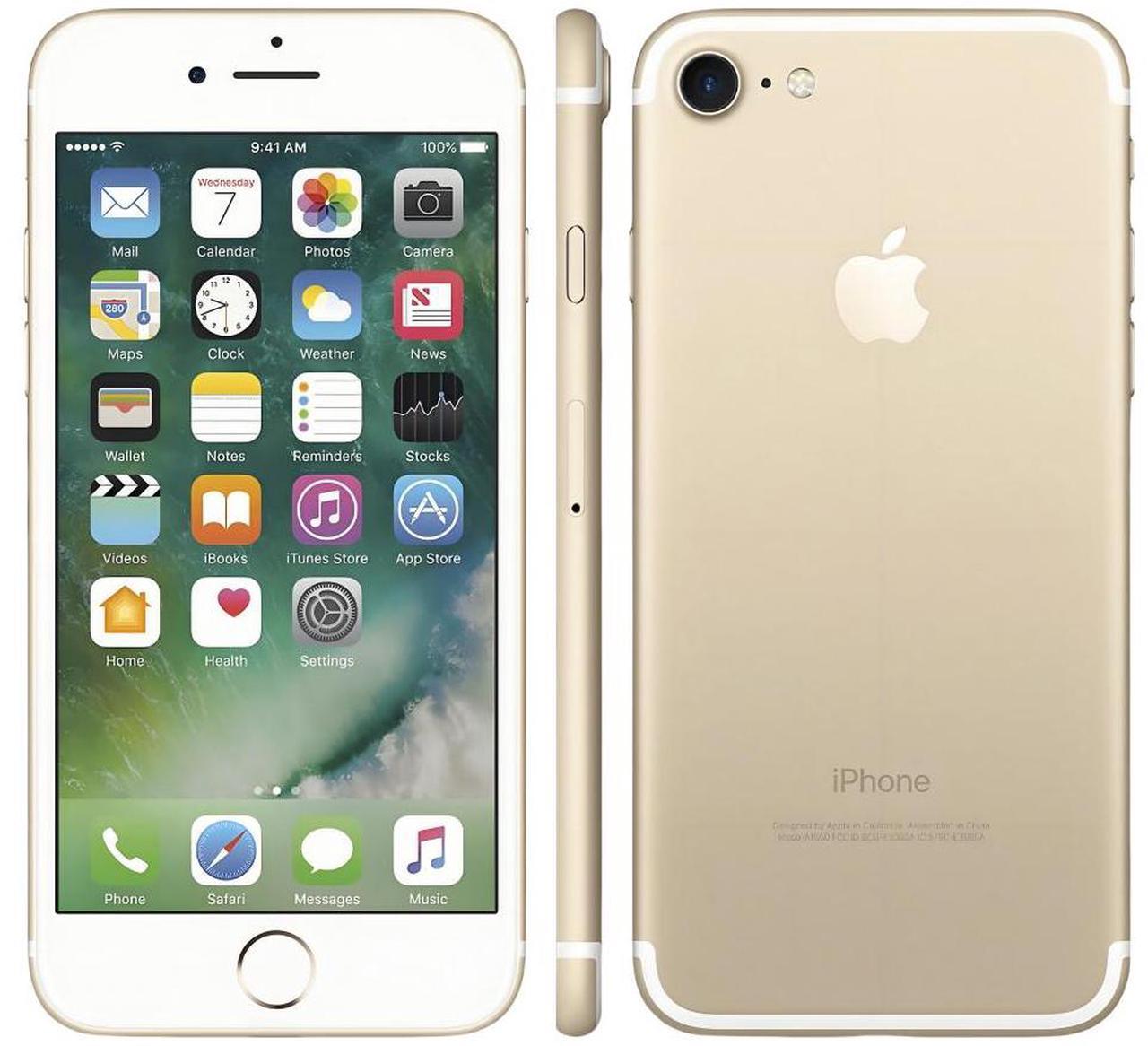 Alt view image 2 of 5 - Apple iPhone 7 32GB Verizon + Network Unlocked 4G LTE Smartphone - Gold