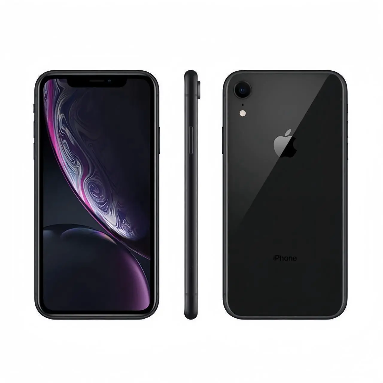 Alt view image 2 of 3 - Apple iPhone XR 64GB Black Fully Unlocked-Grade A