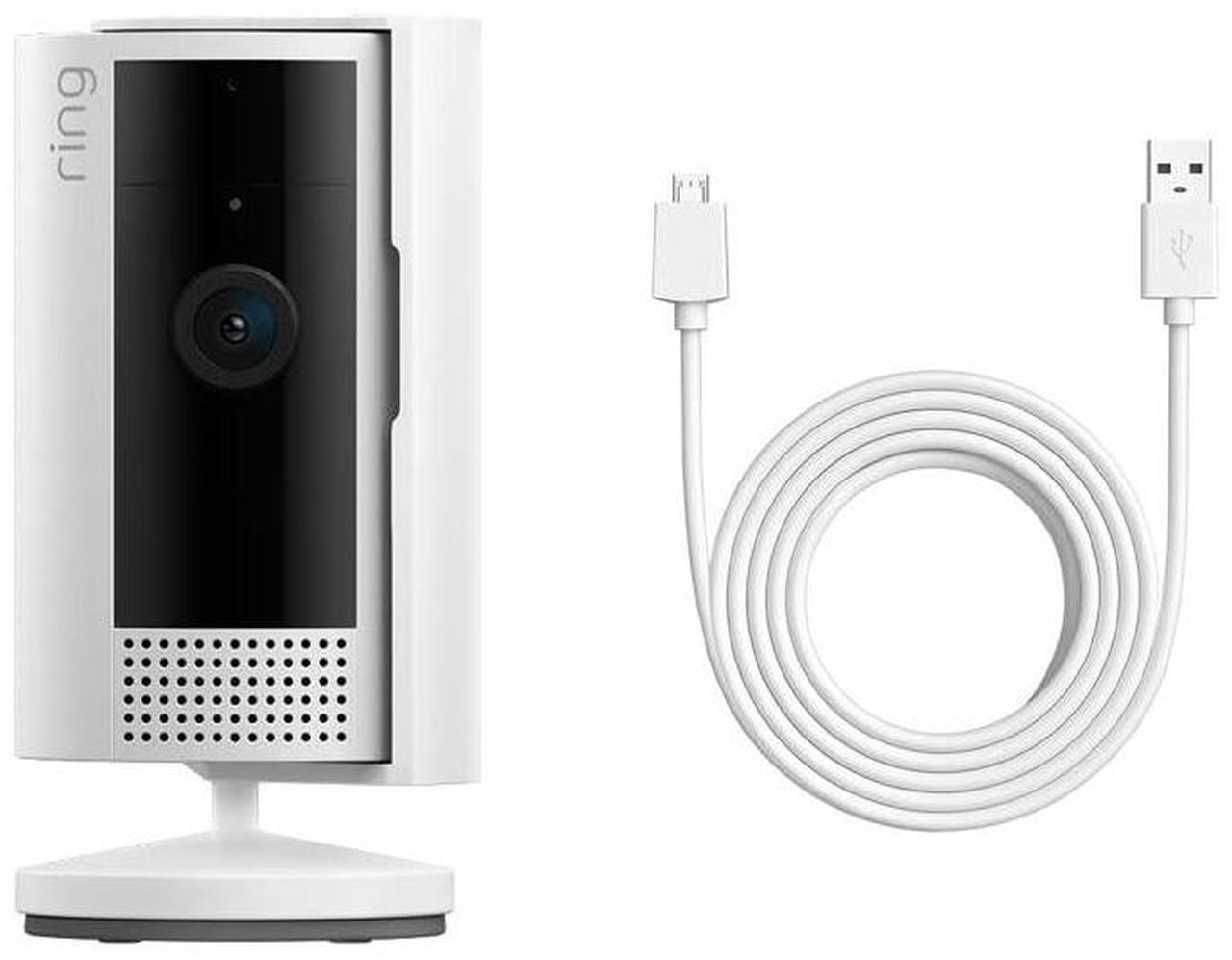 Alt view image 2 of 6 - All-new Ring Indoor Cam (2nd Gen), White with 10 ft. USB-A to Micro USB Power Cable