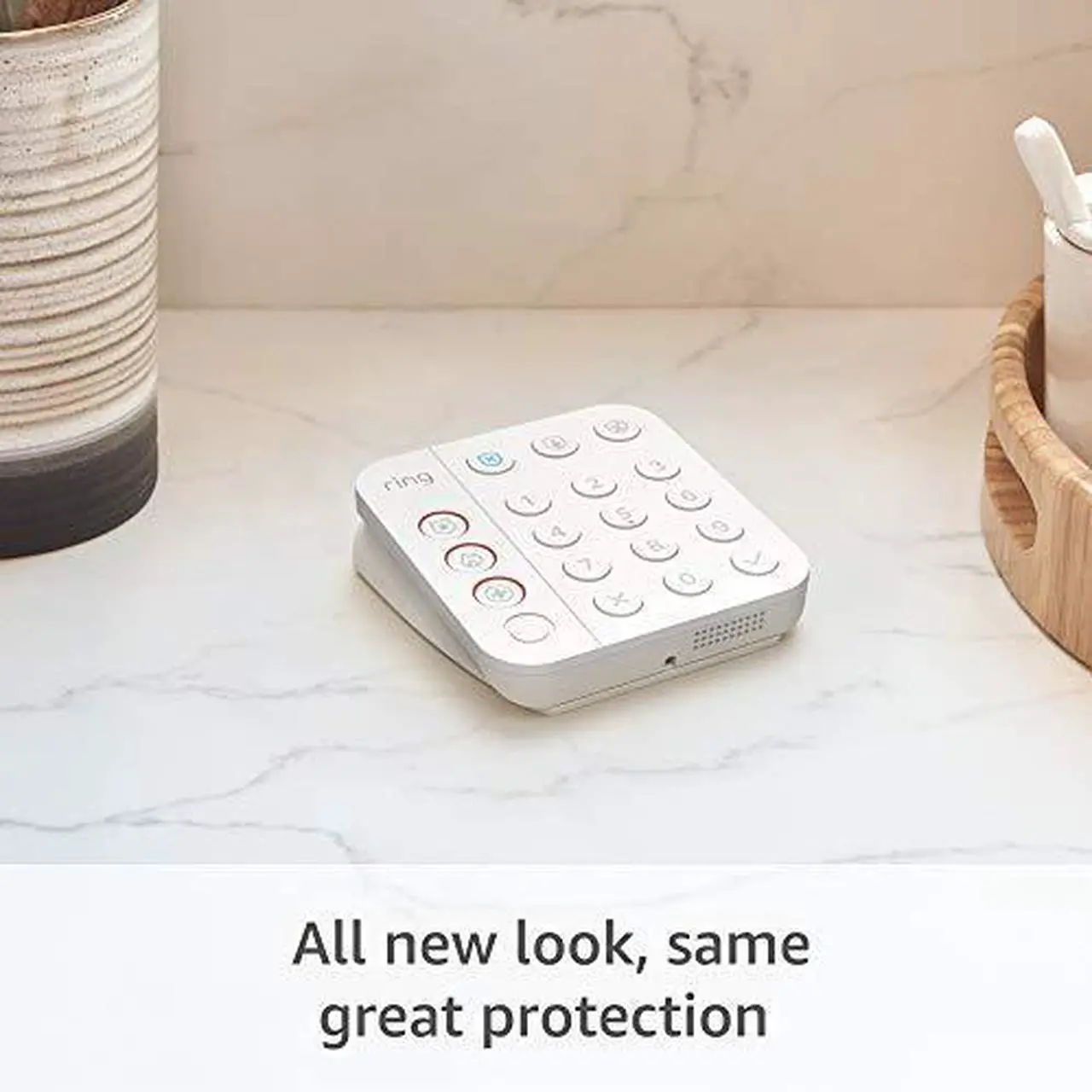 Alt view image 3 of 5 - Ring Alarm 5-Piece Kit (2nd Gen) bundle with Ring Video Doorbell Wired