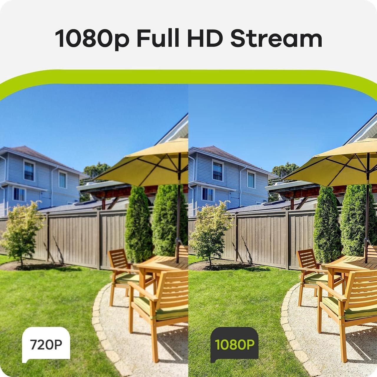 Alt view image 3 of 7 - SANNCE 8CH Full 1080P Security Camera System CCTV Camera Night Vision Surveillance Cameras, IP66 Weatherproof, QR Code Scan and Remote Access