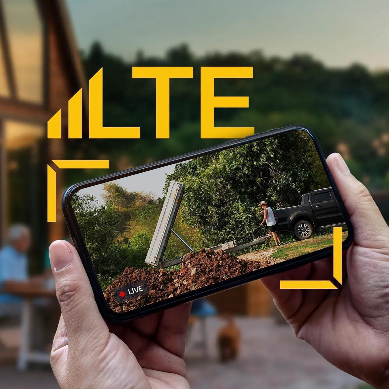 Alt view image 6 of 7 - Vosker V300 Ultimate 4G-LTE Autonomous Outdoor Security Camera with External Solar Panel | High-Capacity 15,000 mAh External Solar Power Bank | SIM Cards Included | No WiFi Needed | Live Streaming