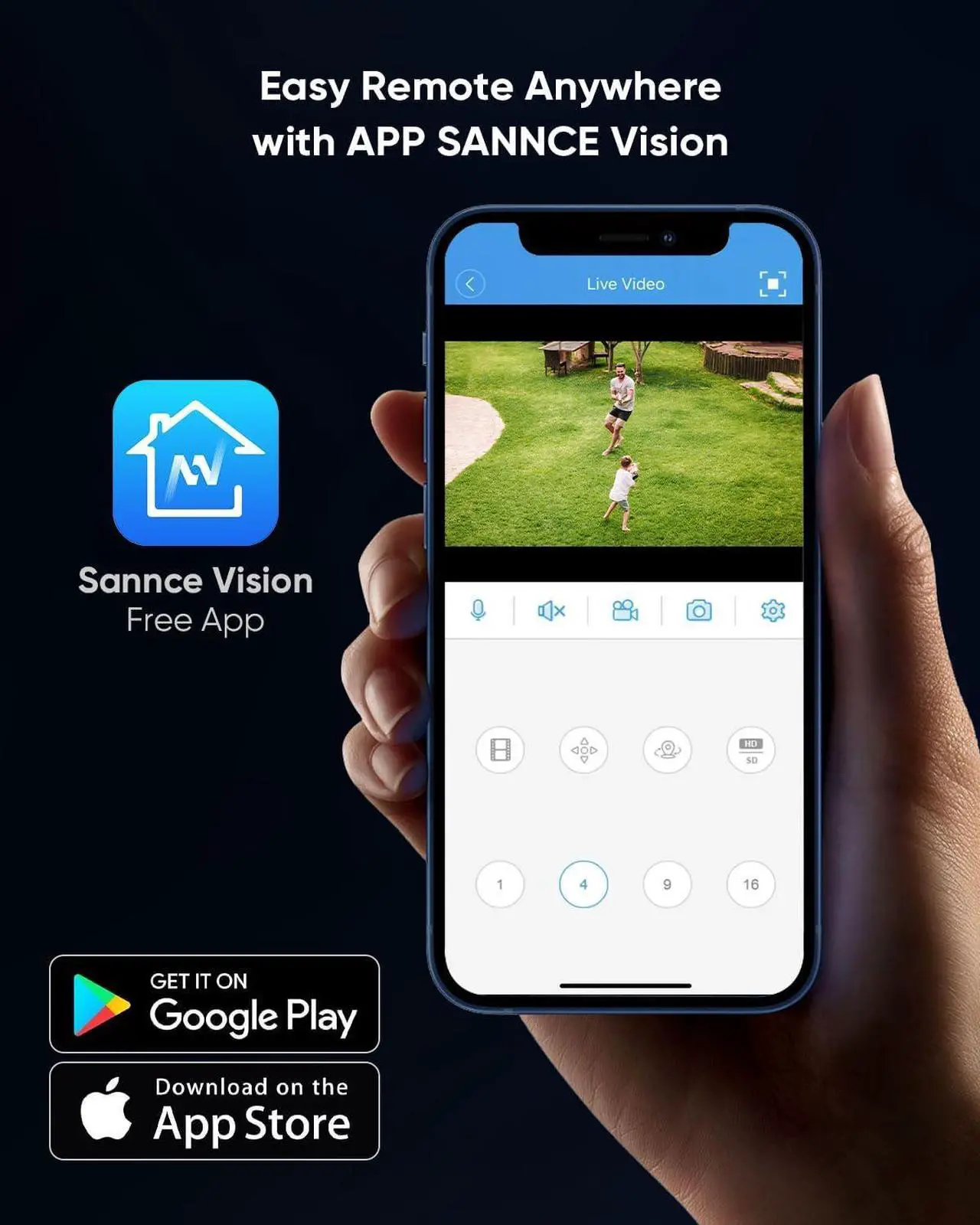 Alt view image 5 of 7 - SANNCE 4K POE CCTV Home Security Camera System 8CH POE NVR Recorder with 2TB Hard Drive, 4X 5MP Outdoor Metal IP Cam 5MP Resolution, Power Over Ethernet, Easy Mobile Access with APP Alert