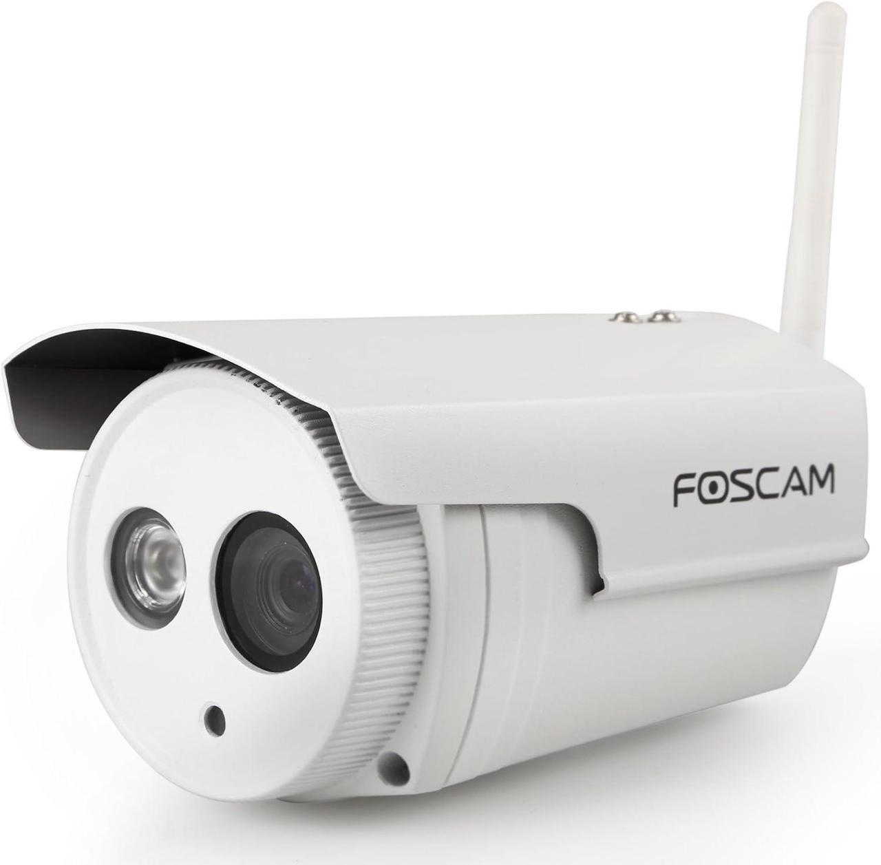 Alt view image 2 of 7 - Foscam HD 720P Outdoor WiFi Security Camera  Weatherproof IP66 Bullet / 1MP IP Wireless Surveillance Camera System with iOS/Android App, Night Vision up to 65ft, and More (FI9803P)