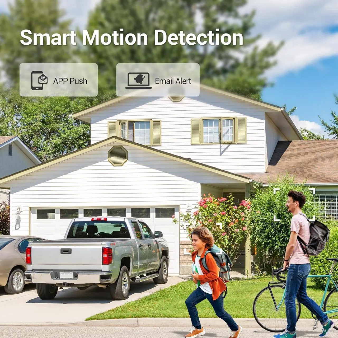 Alt view image 4 of 6 - TIGERSECU 5MP 8CH Security Camera System with Motion Detection, Surveillance DVR and Outdoor 4 x 5MP (2560 x 1920) Long Range Home CCTV Cameras, IP66, 100-feet Night Vision, 2TB HDD for 24/7 Recording