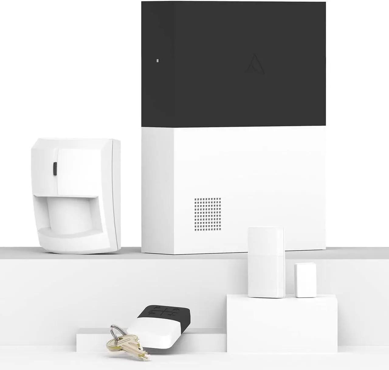 Main image of Abode 4 Piece Wireless Smart Security System - Works with Apple HomeKit, Z-Wave and Zigbee Devices - Expandable to Protect Your Whole Home - Easy DIY Installation - Optional Professional Monitoring