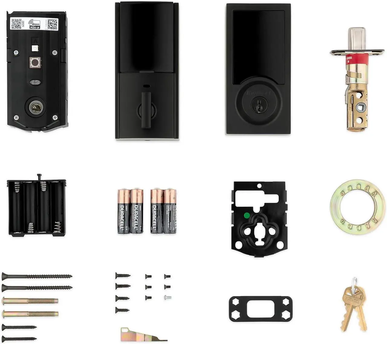 Alt view image 6 of 6 - Kwikset HomeConnect 918 Contemporary Z-Wave Long Range Enabled Touch Screen Lock Works with Ring Alarm, Samgsung SmartThings Hub Required, Sold Seperatedly in Matte Black
