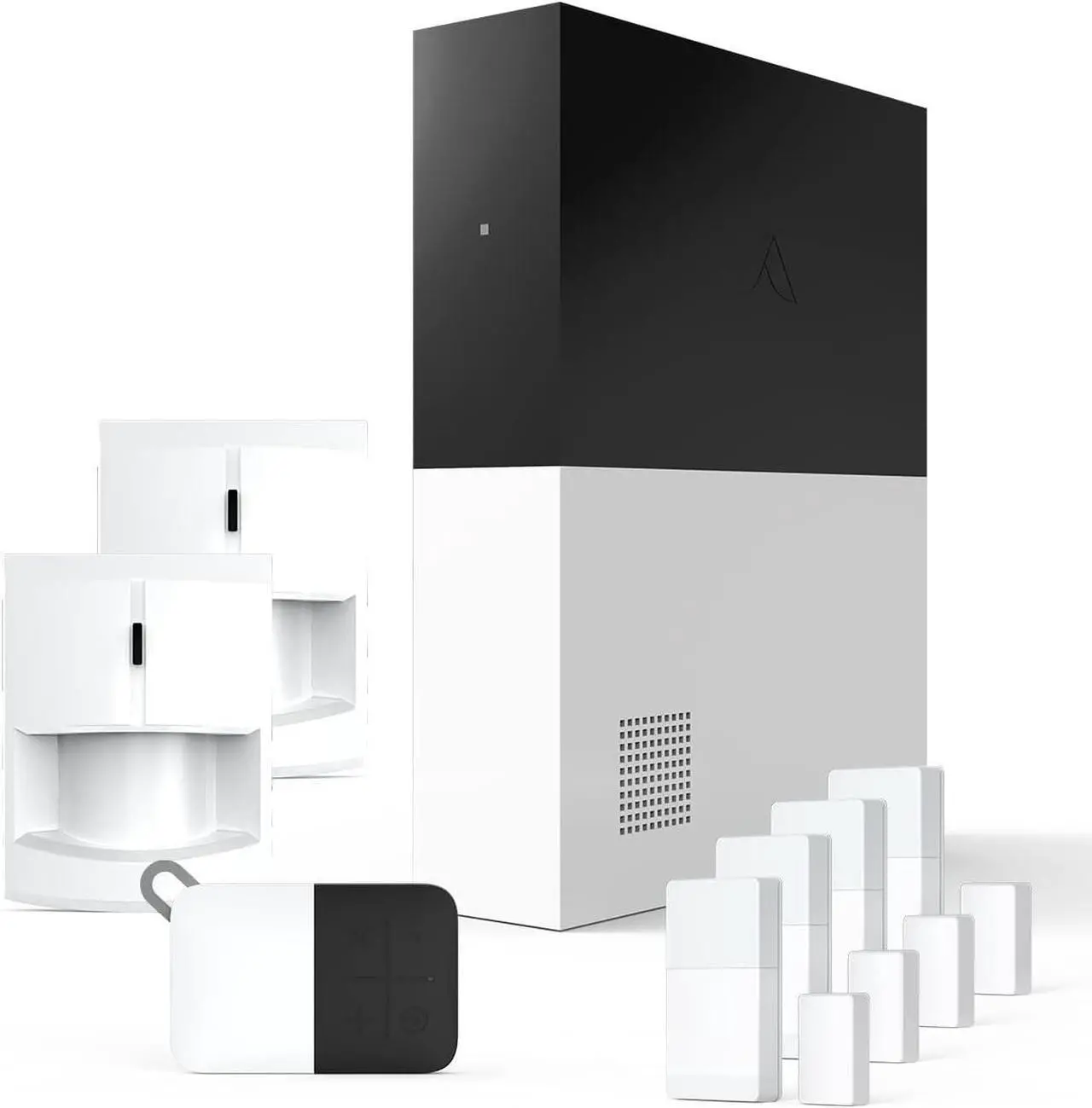 Main image of Abode 8 Piece Wireless Smart Security System - Works with Apple HomeKit, Z-Wave and Zigbee Devices - Expandable to Protect Your Whole Home - Easy DIY Installation - Optional Professional Monitoring