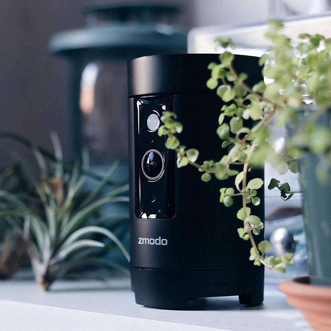 Alt view image 4 of 5 - Zmodo Pivot 1080p 360° Rotating Wireless Security Camera and All-in-One Smart Home Hub No Sensor Included